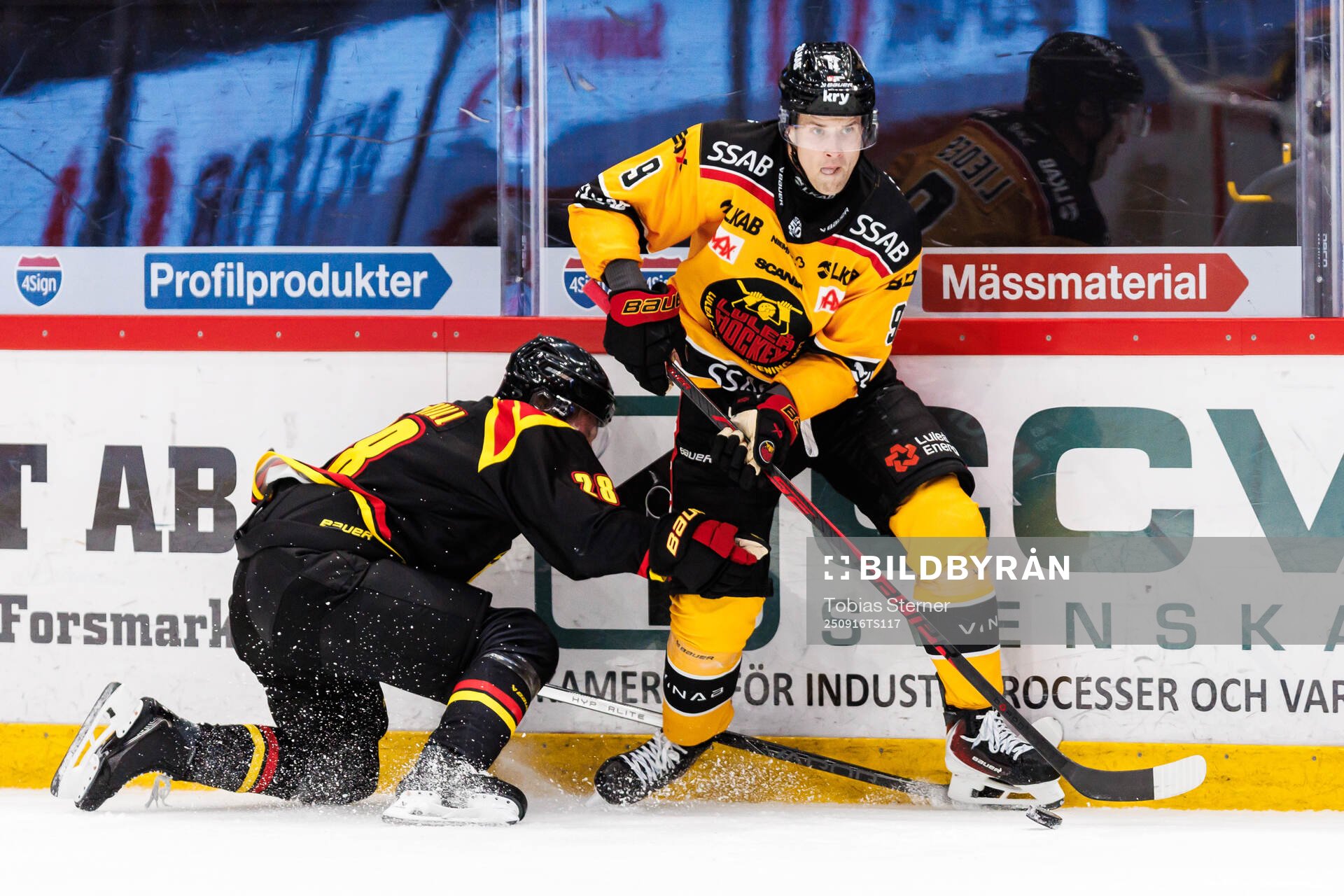 Brynäs Johannes Kinnvall och Luleås Heikki Liedes