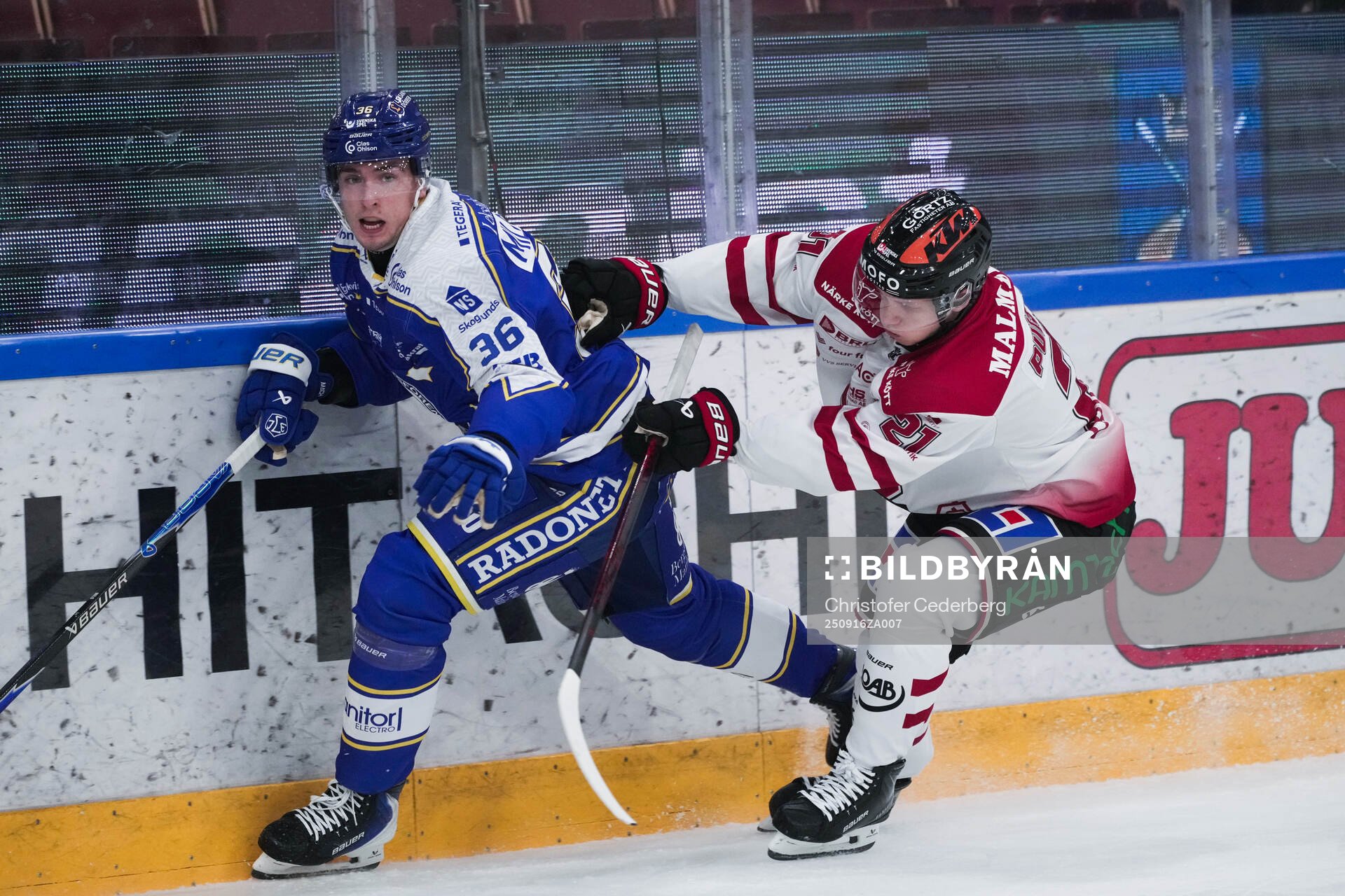 Leksands Stefan Milosevic och Örebros Patrik Puistola