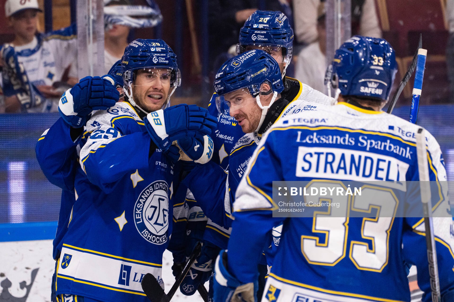 Leksands Michael Lindqvist jublar