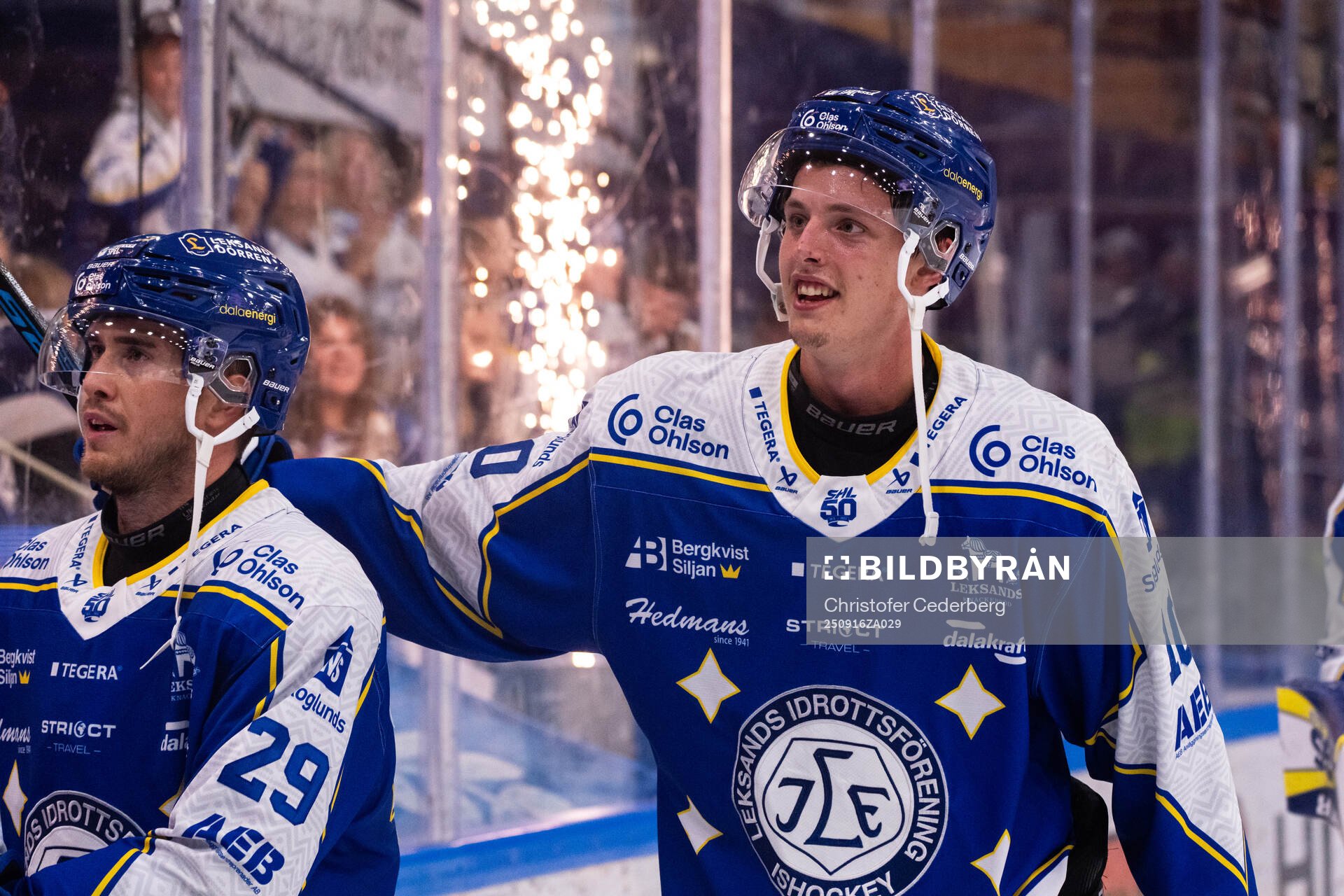 Leksands Anton Johansson jublar
