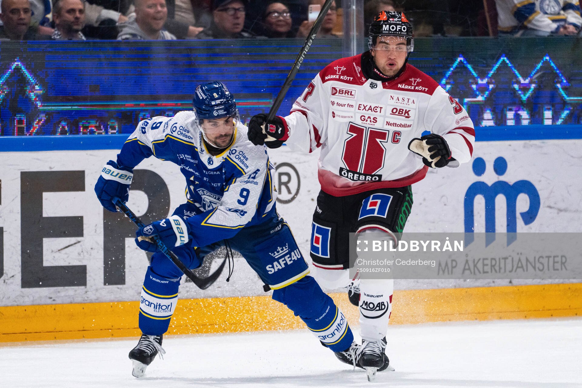 Leksands Gabriel Fortier och Örebros Glenn Gustafsson