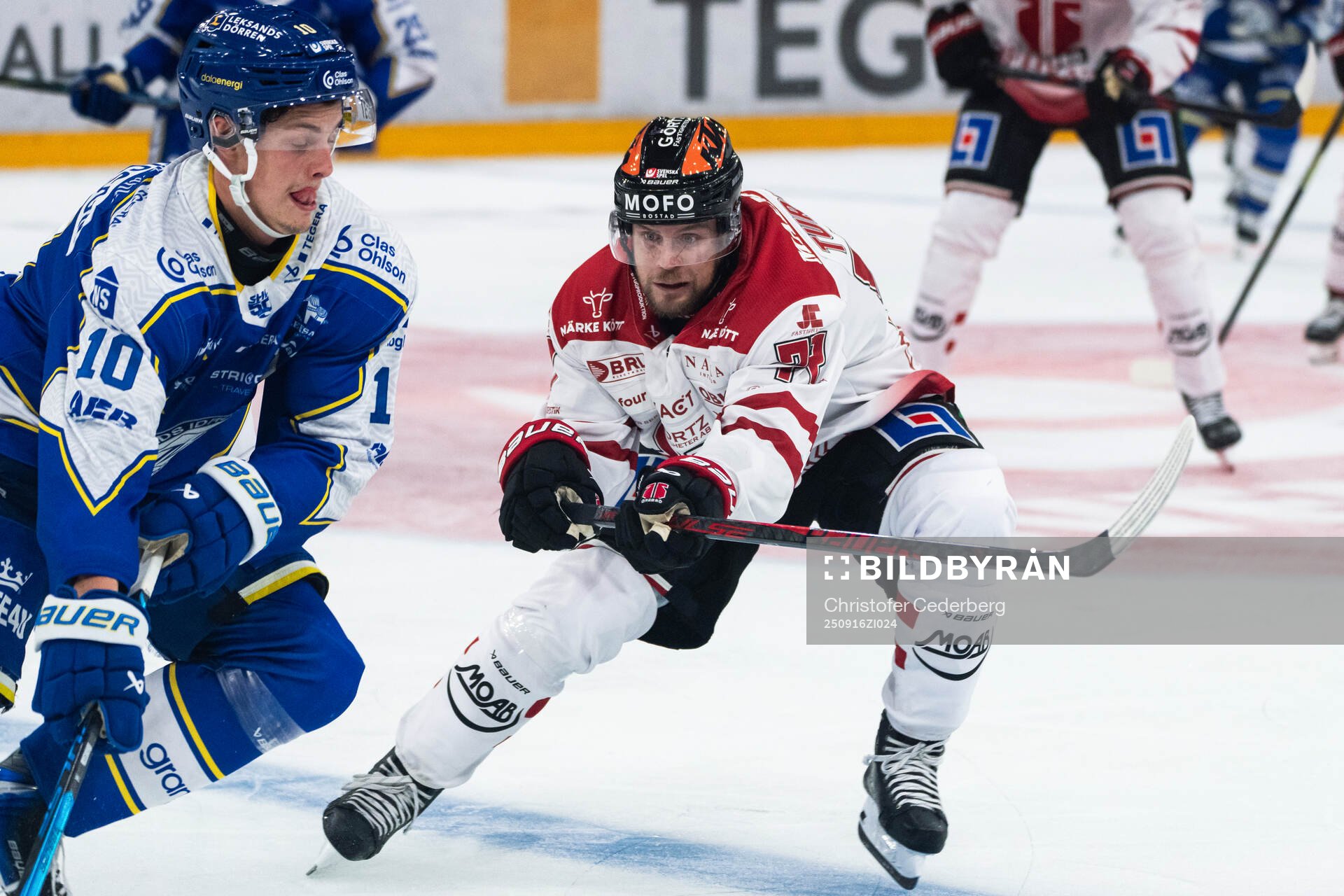 Leksands Anton Johansson och Örebros Teemu Turunen