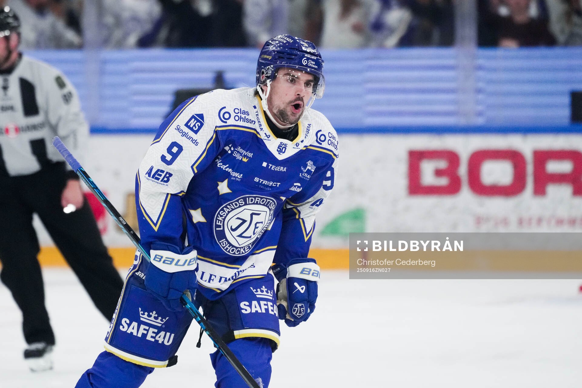 Leksands Gabriel Fortier jublar