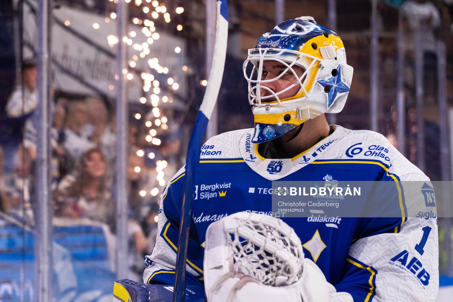 Leksands målvakt Marcus Gidlöf