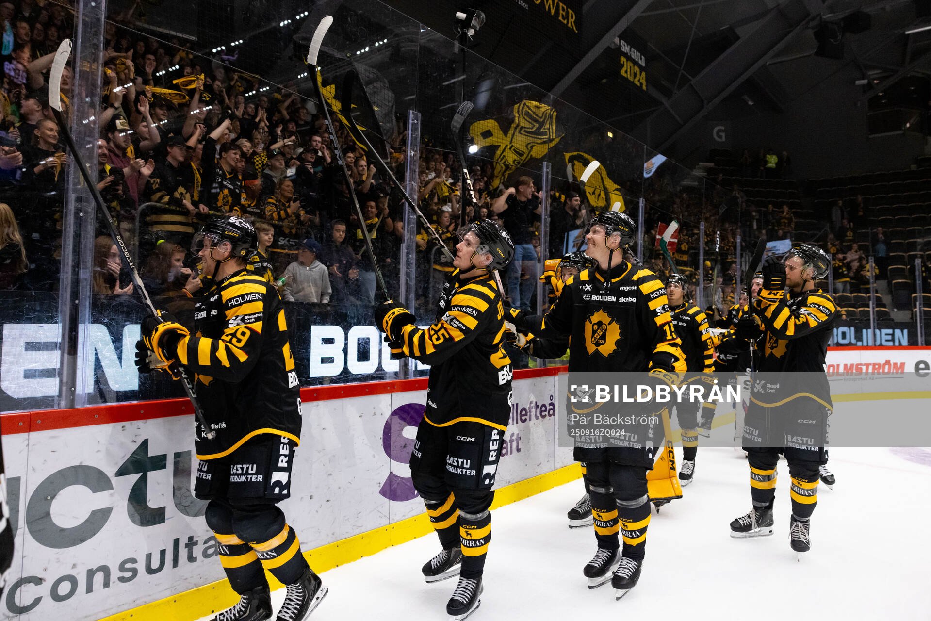 Skellefteås Pontus Johansson, Mikkel Aagaard och Lars