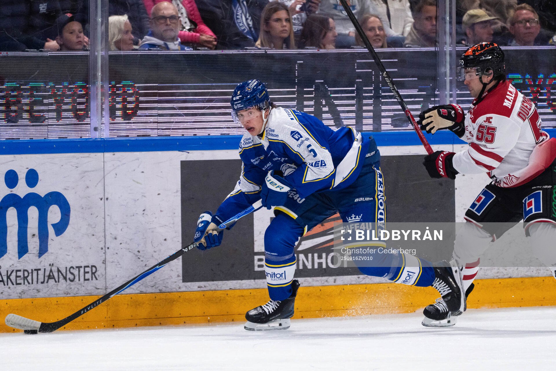 Leksands Andro Kaderli och Örebros David Quenneville