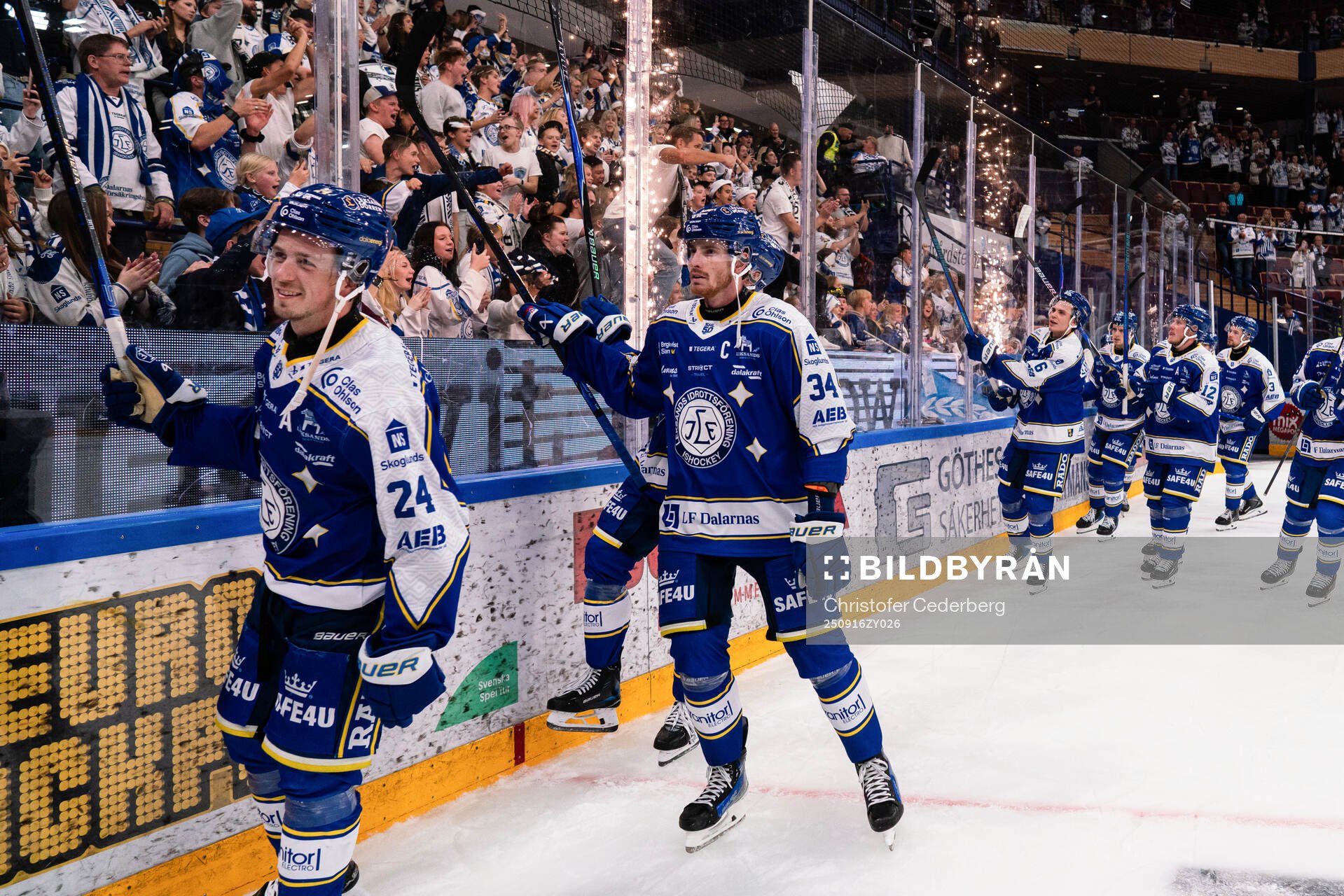 Leksands Arvid Eljas, Peter Cehlarik, Alexander Lundqvist