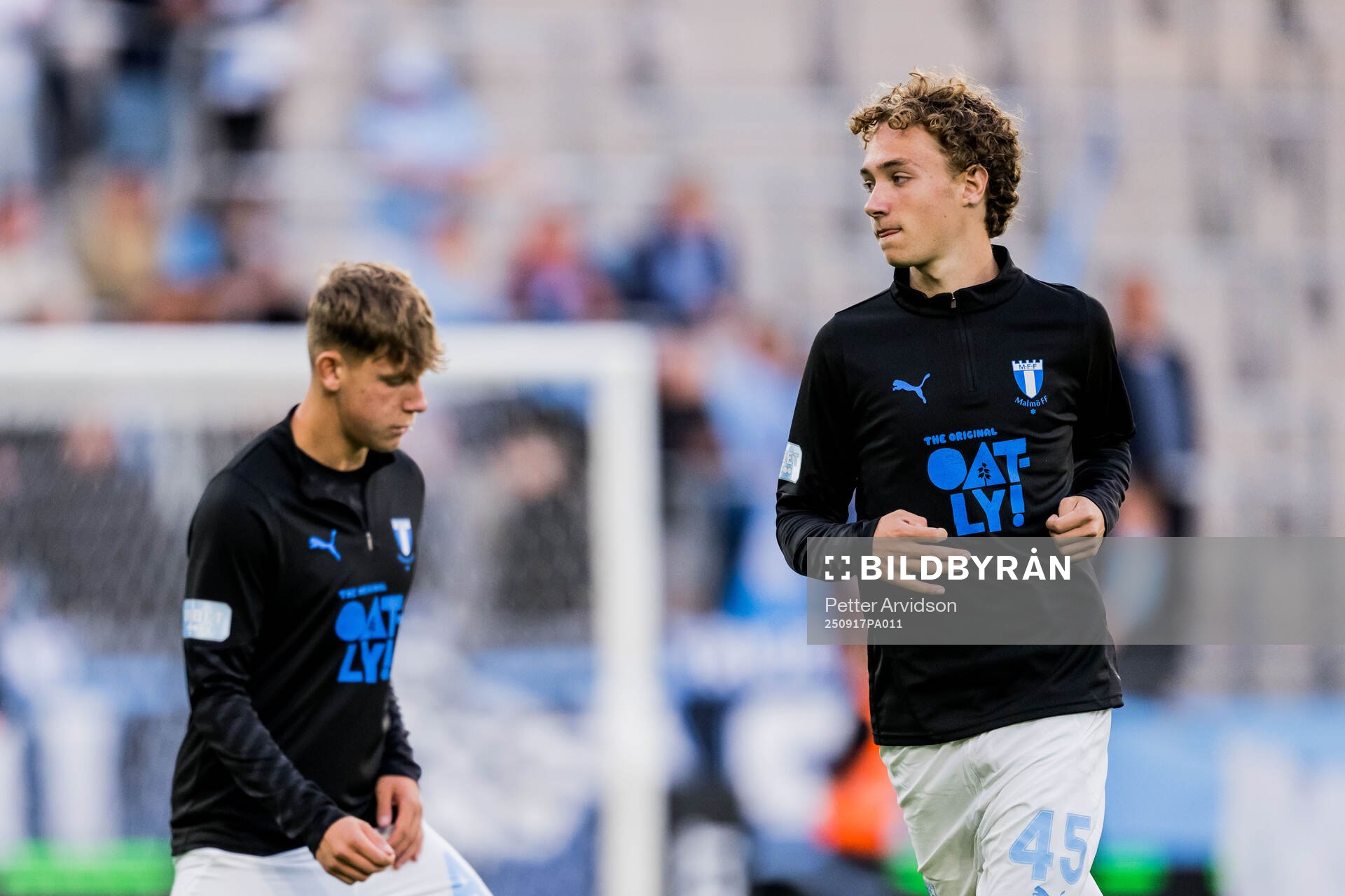 Malmö FFs Viggo Jeppsson och Anton Höög