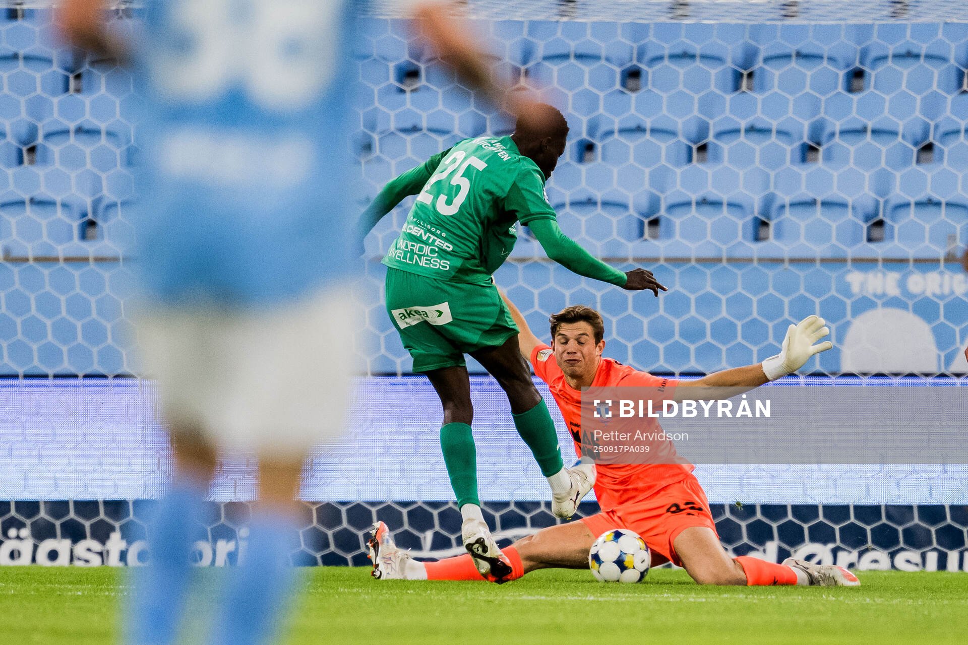 BK Olympics Chibueze Blessing Ejimole och Malmö FFs