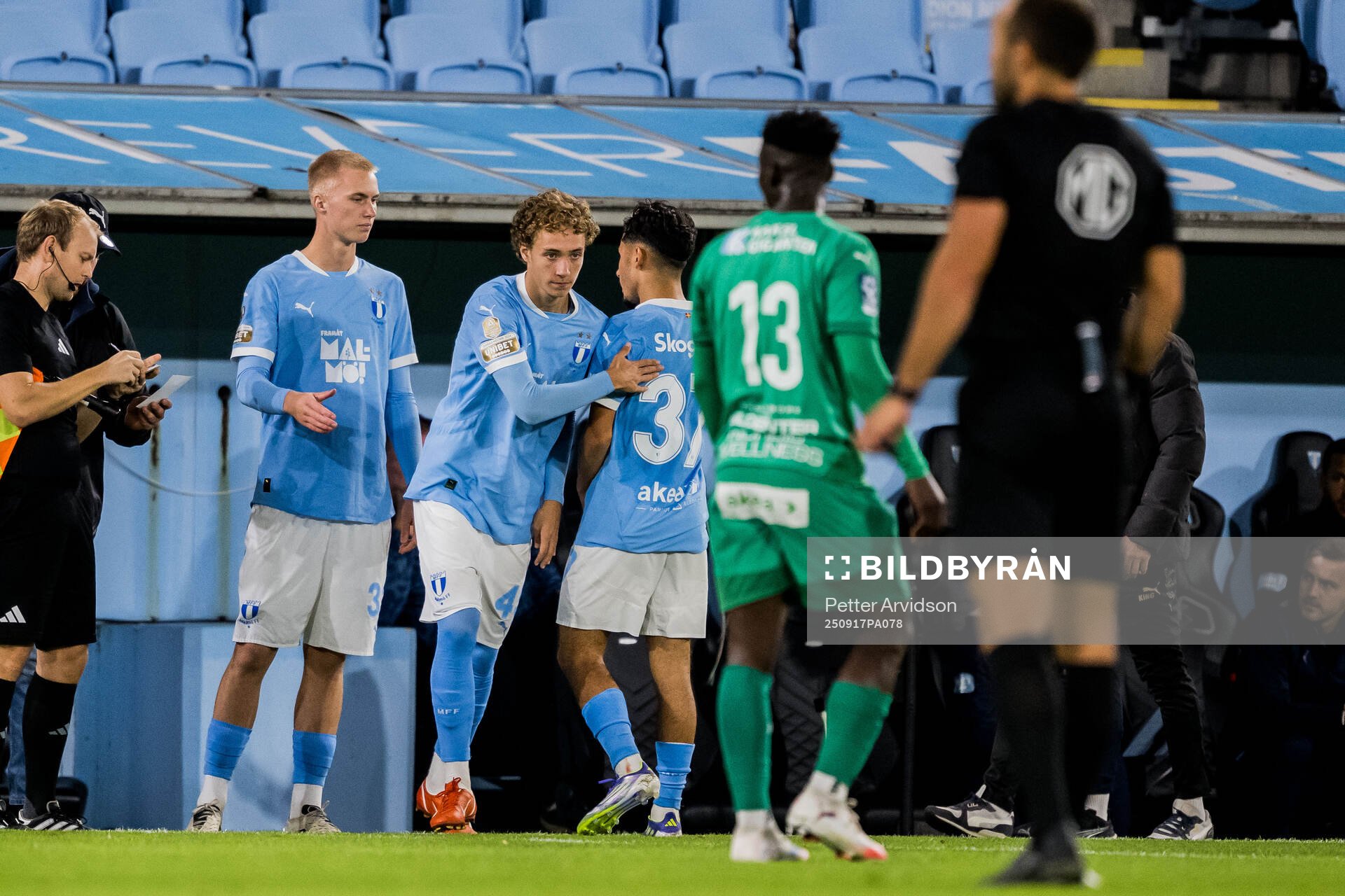 Malmö FFs Anton Höög och Adrian Skogmar