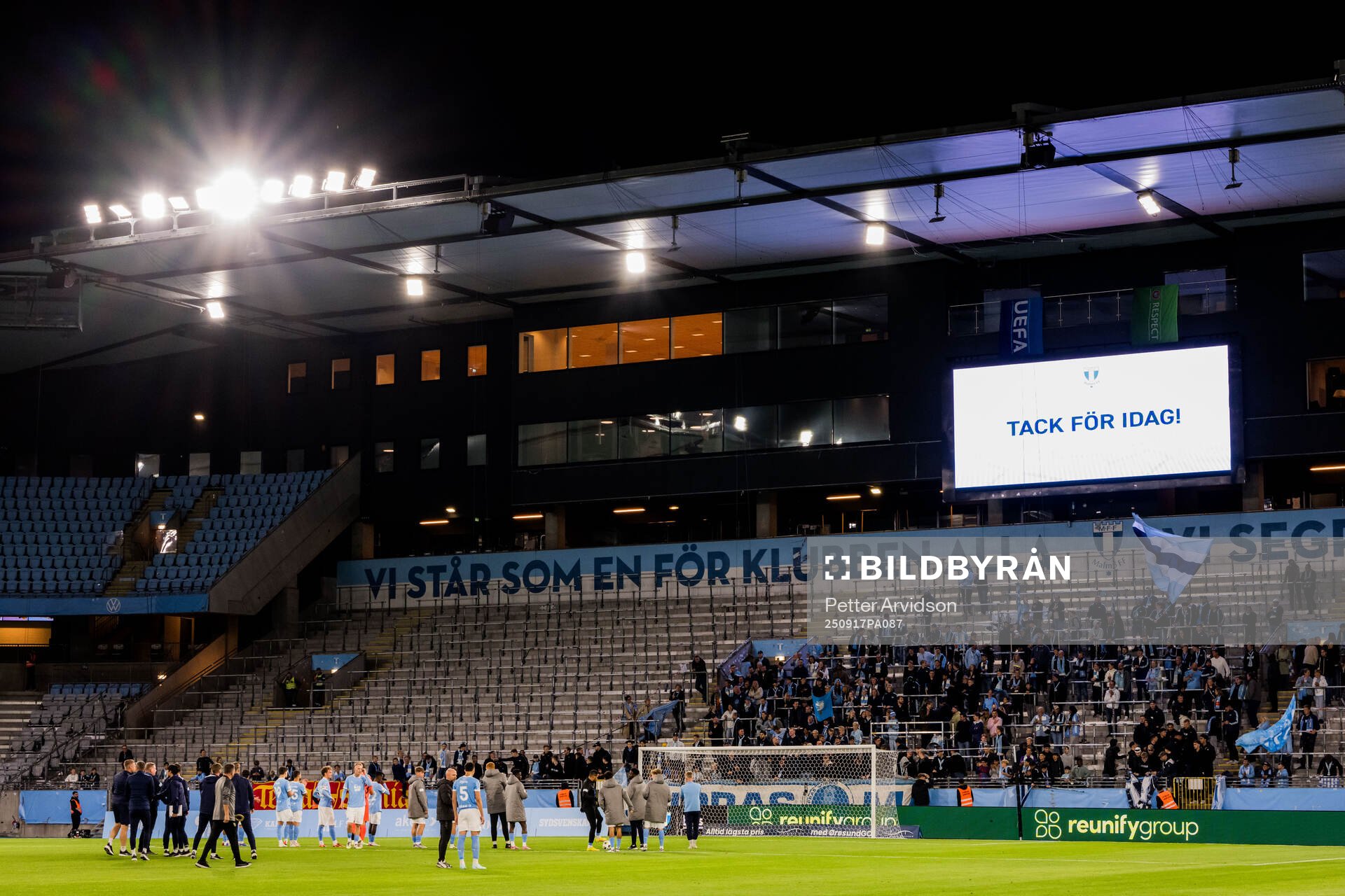 Malmö FFs spelare och supportrar