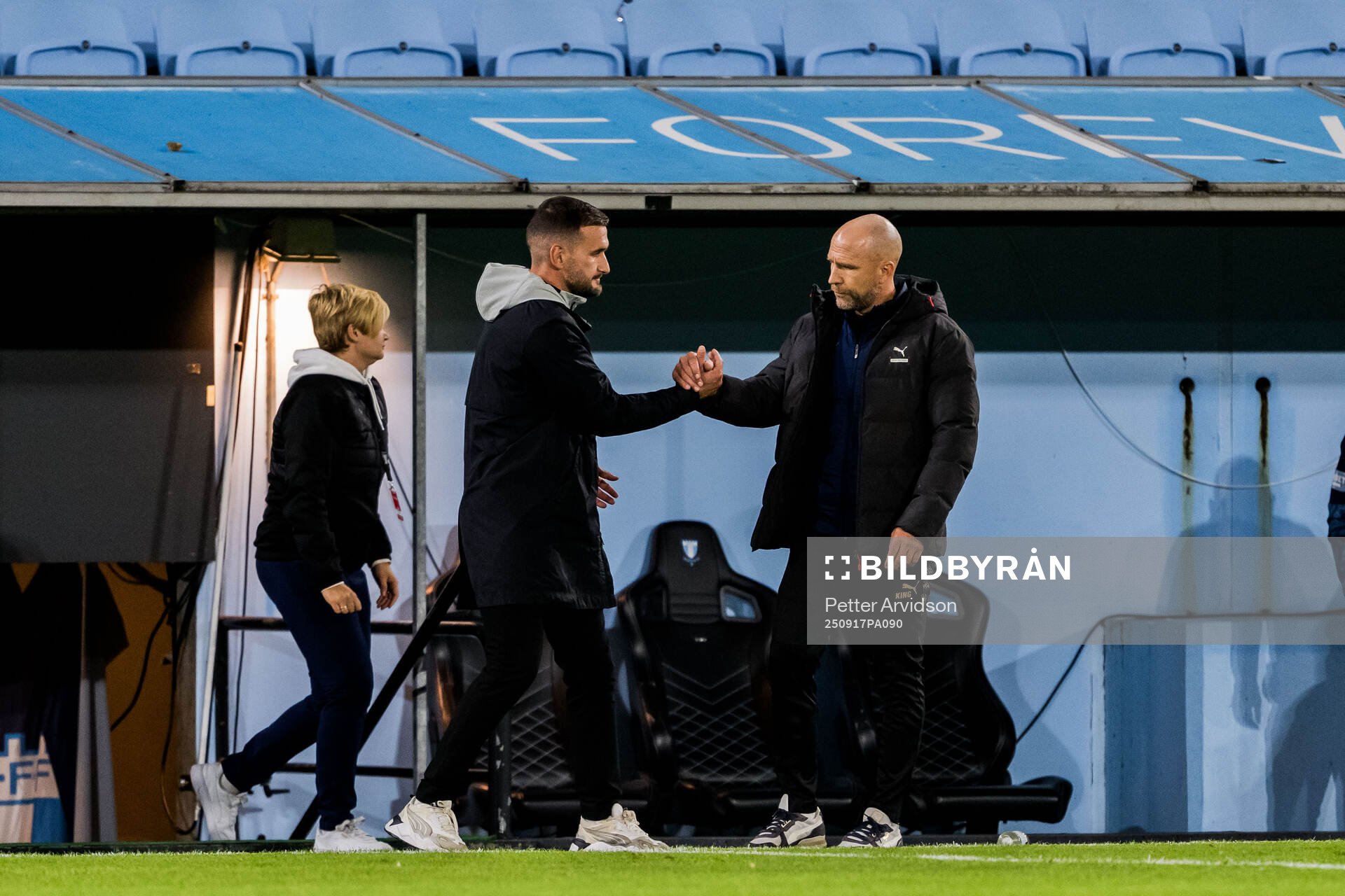 BK Olympics tränare Anes Mravac och Malmö FFs