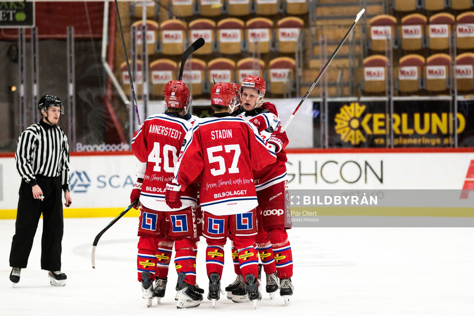 Timrås Olle Därth jublar