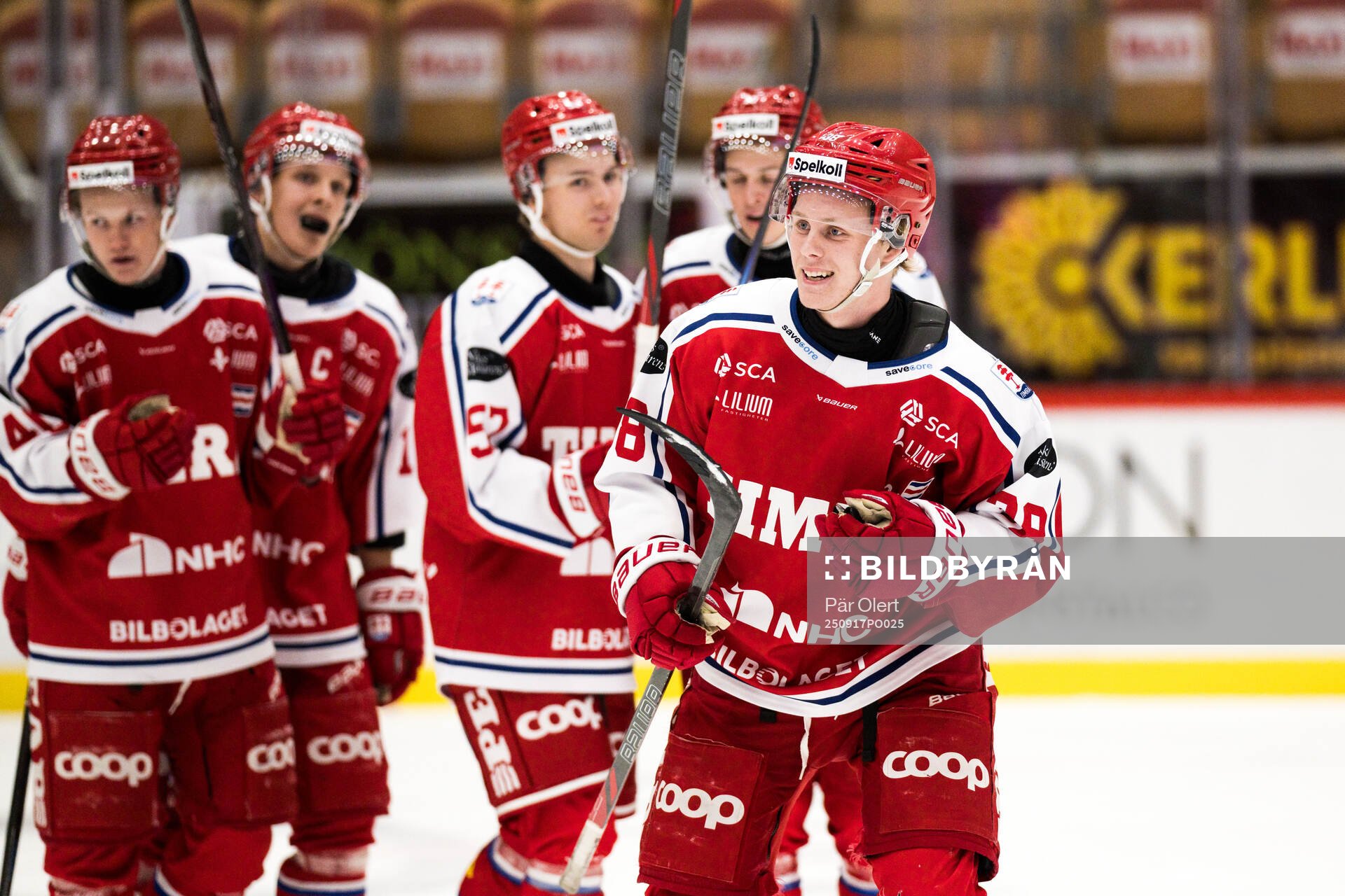 Timrås Olle Därth jublar