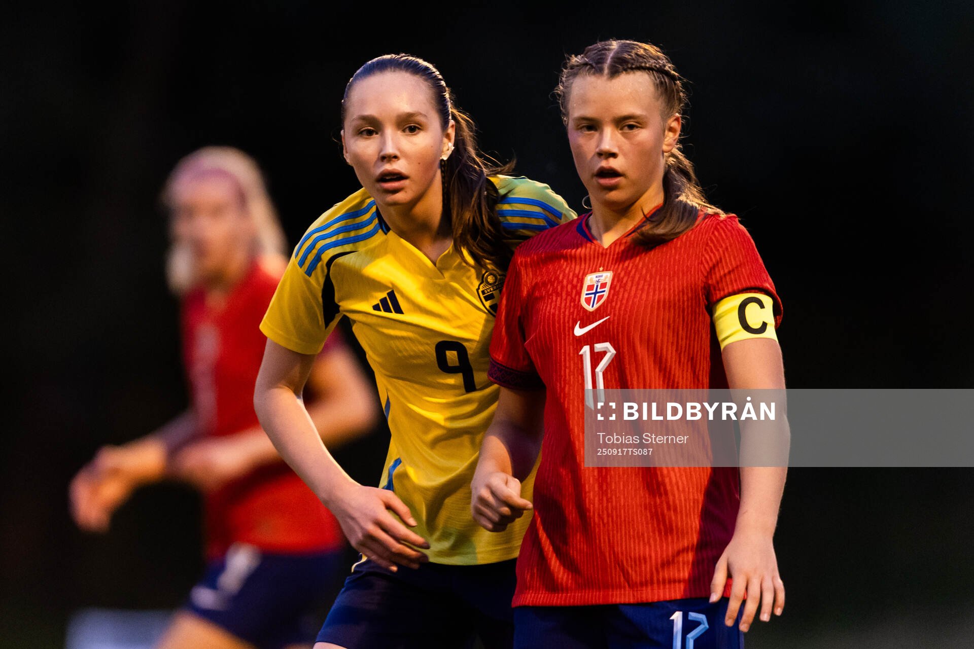 Sveriges Zoe Källström och Norges Sina Stangeland