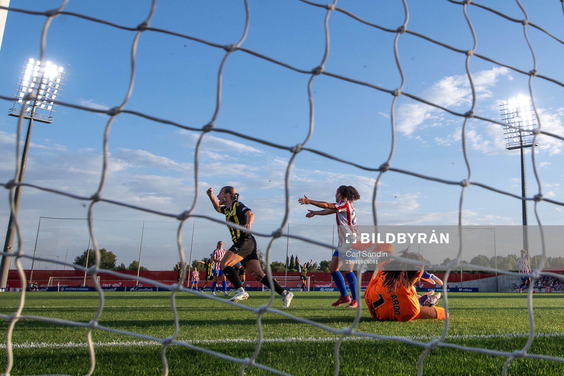 Anna Anvegård of Häcken celebrates