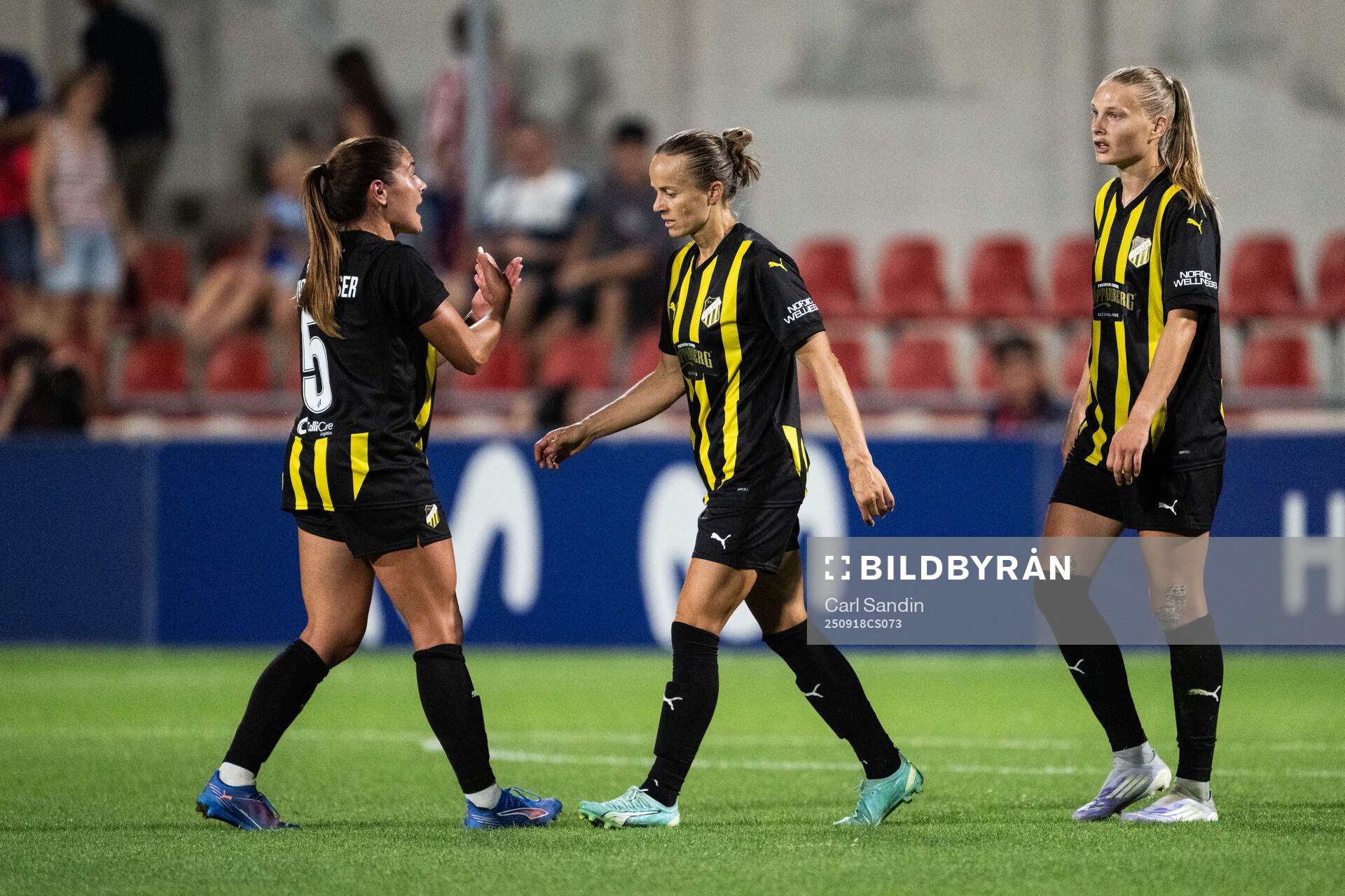 Mary Caroline Wickenheiser, Aivi Luik and Stine Sandbech of