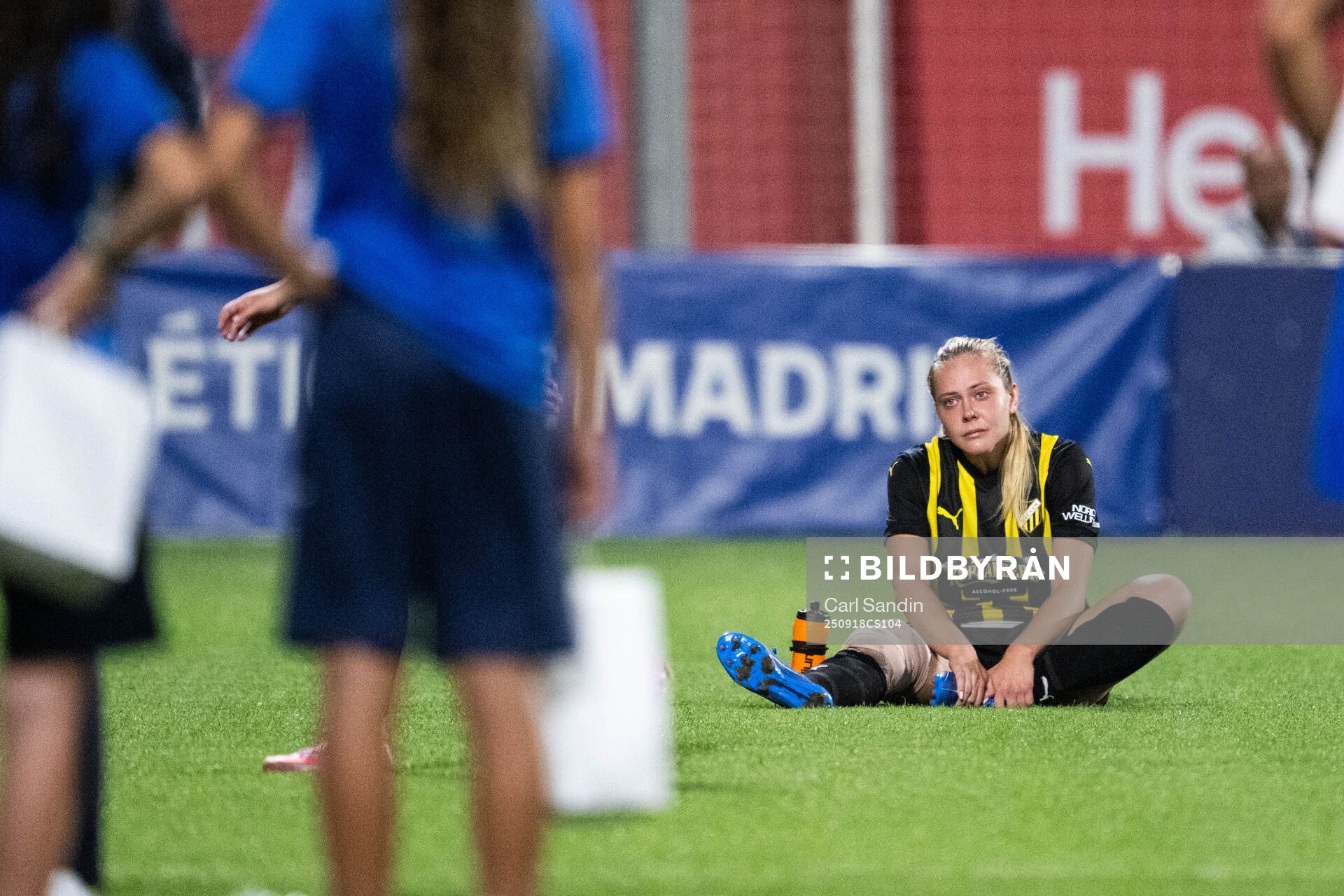 Alice Bergström of Häcken looks dejected