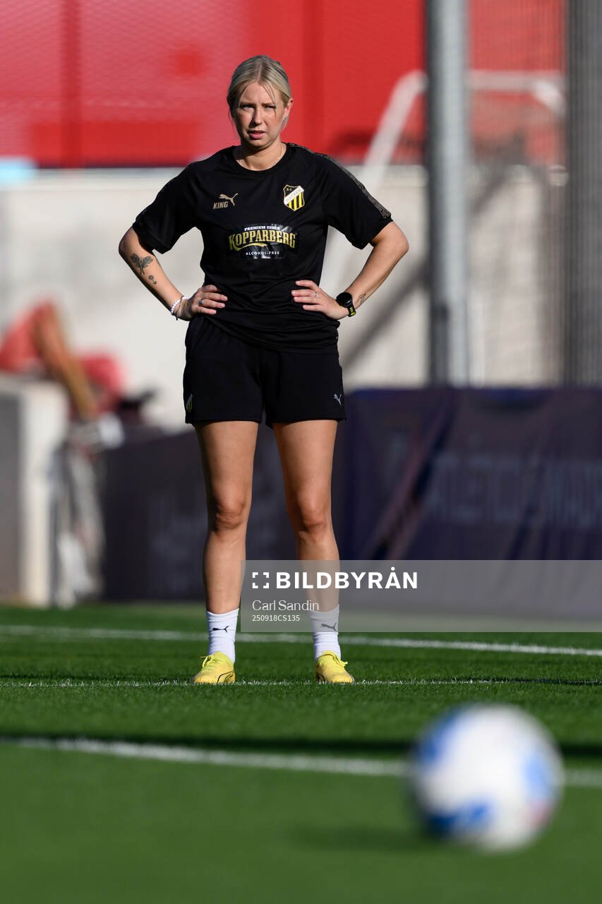 Physio Mikaela Johansson of Häcken