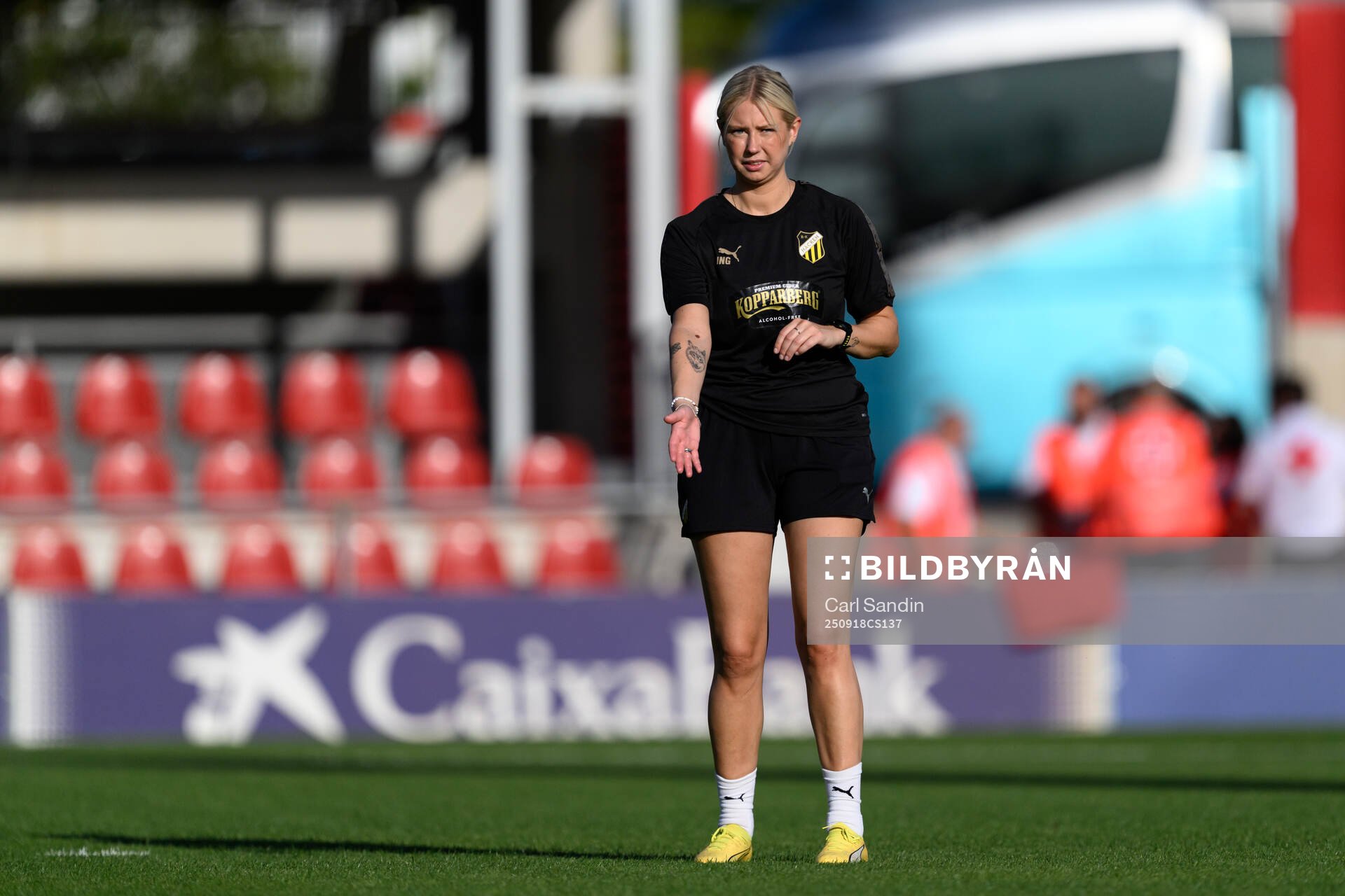 Physio Mikaela Johansson of Häcken