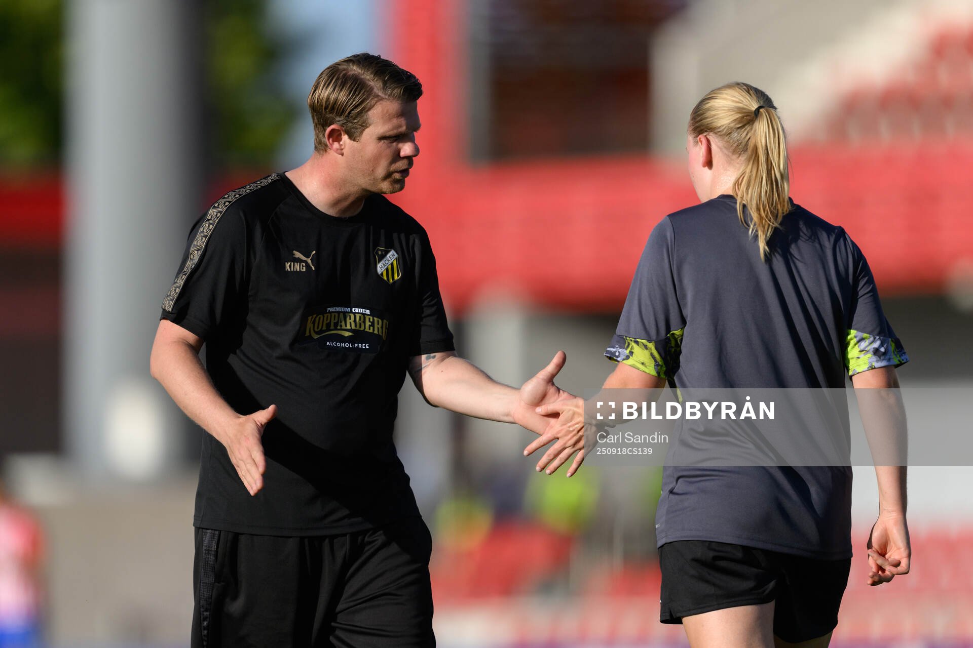 Assistant coach Vigan Berbatovci of Häcken