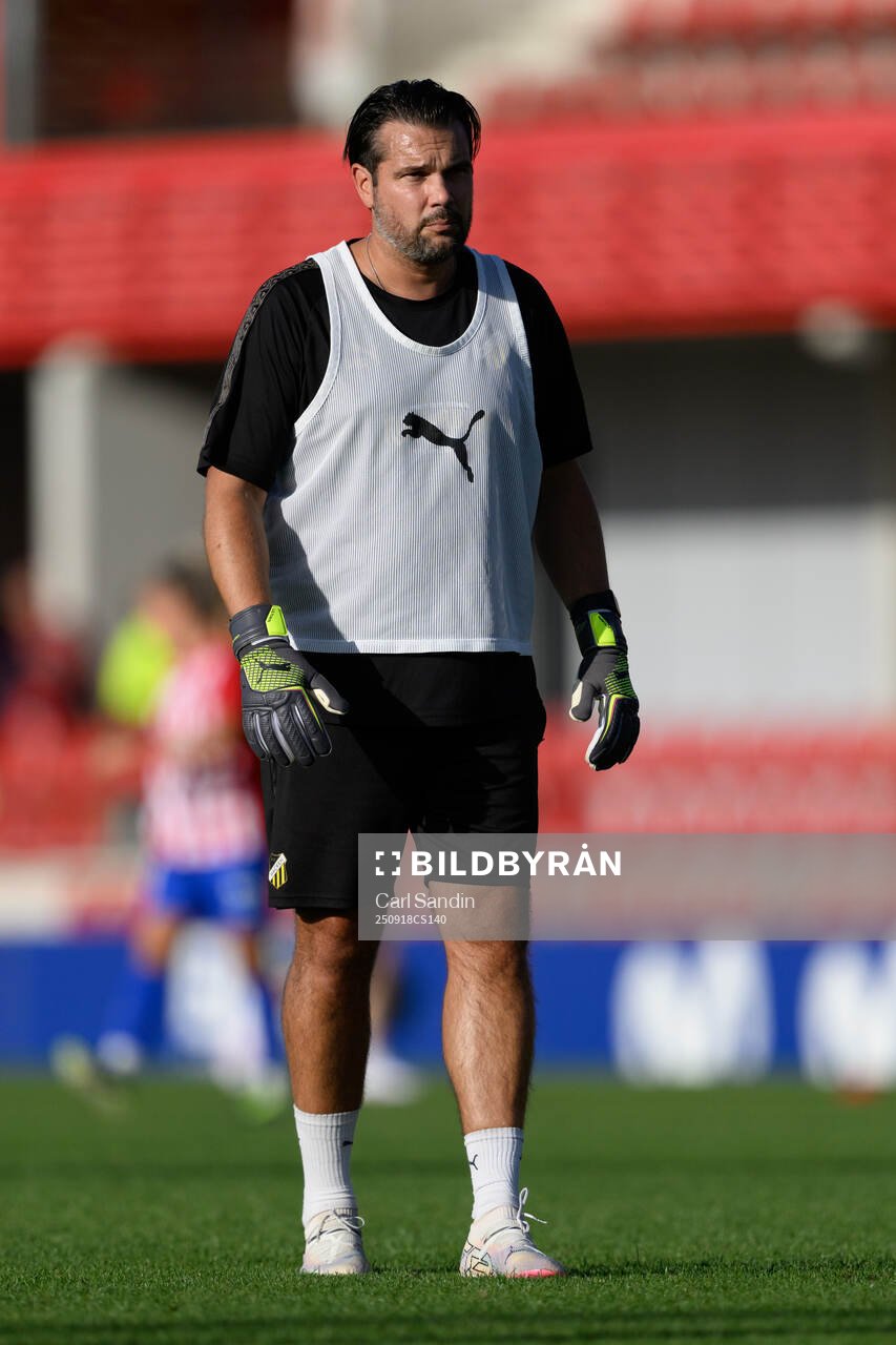 Goalkeeper coach Mattias Gustafsson of Häcken