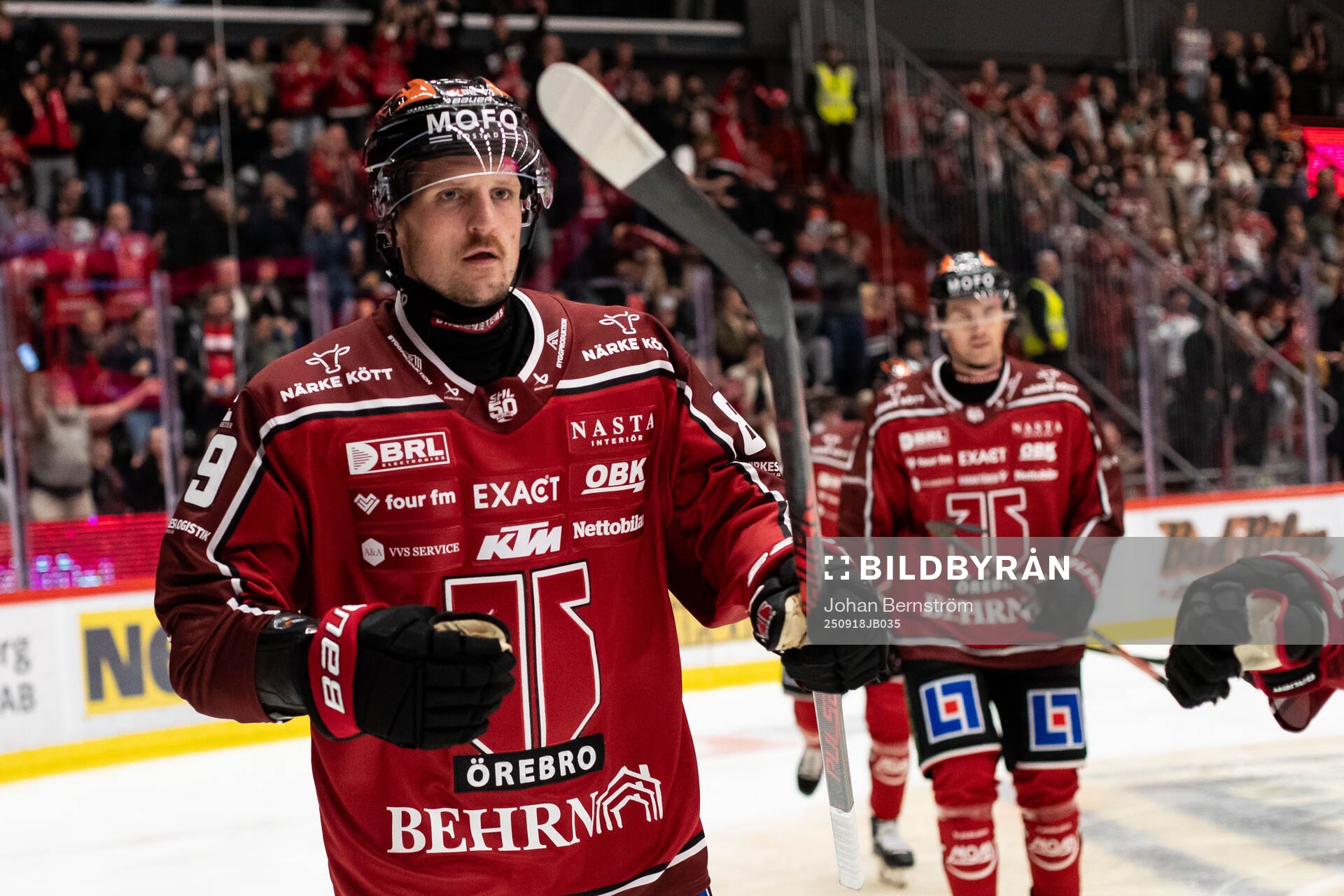 Örebros Patrik Karlkvist jublar