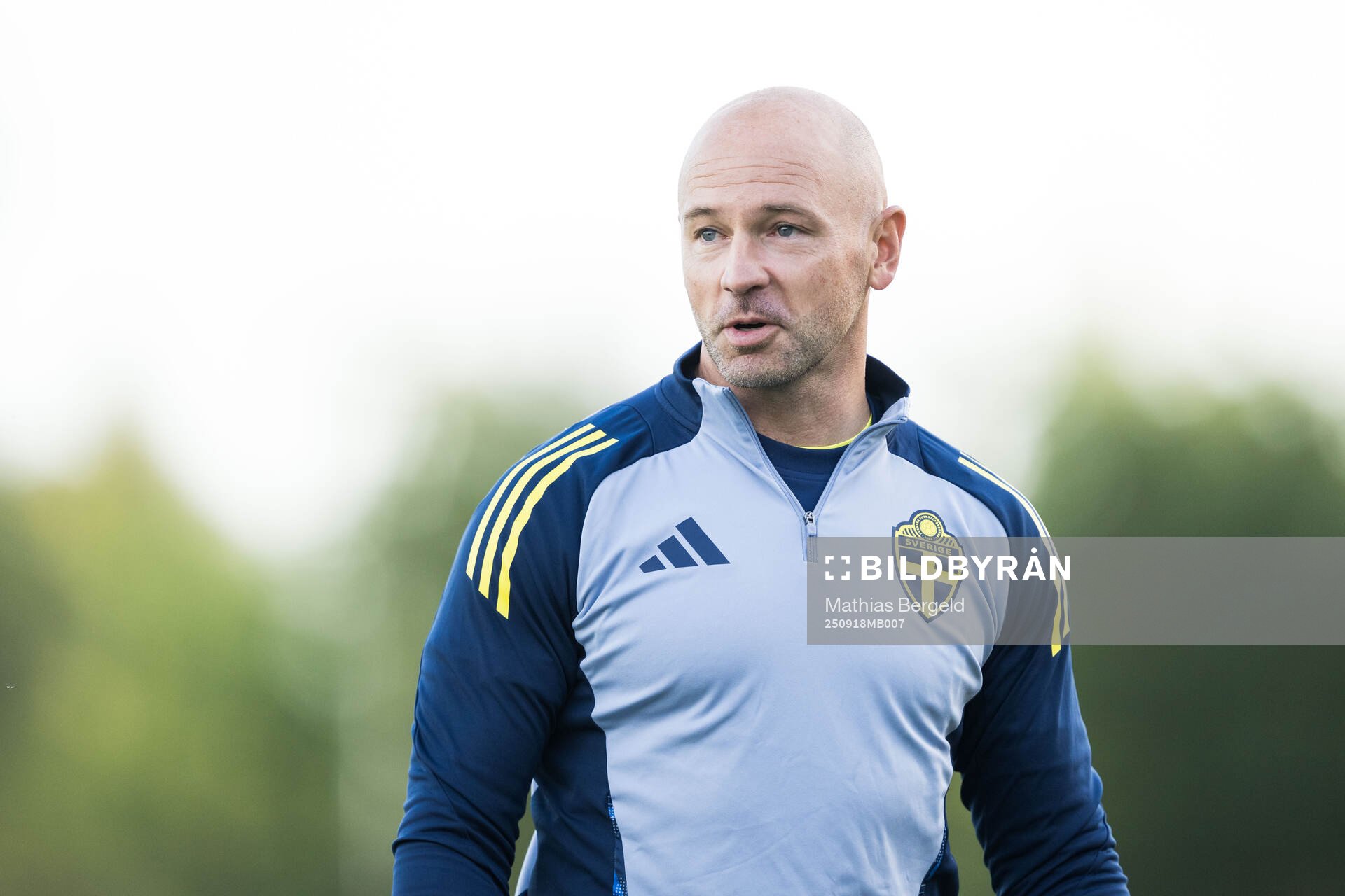 Sveriges Förbundskapten Stefan Larsson