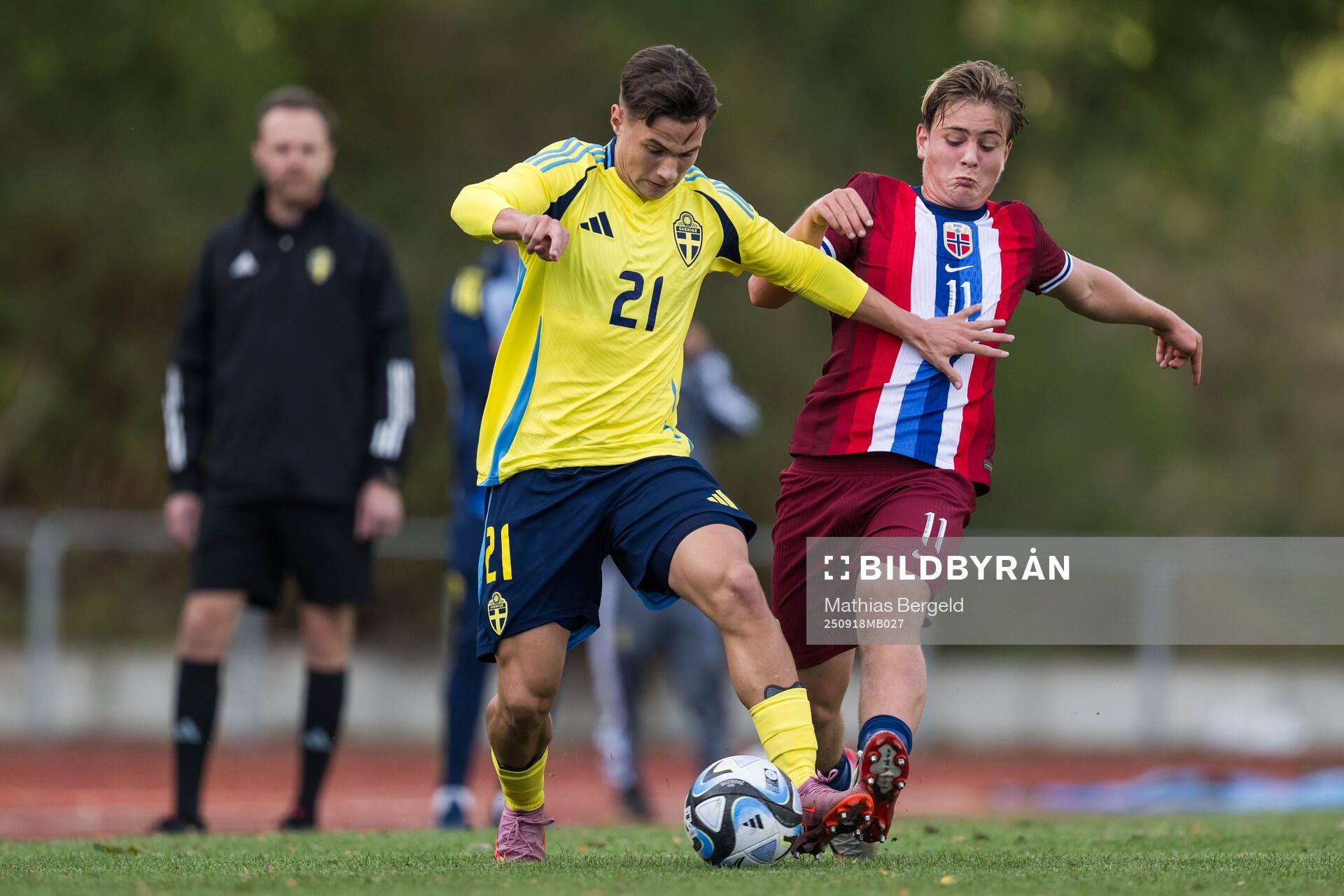 Sveriges Carl Aurell och Norges Malte Fismen