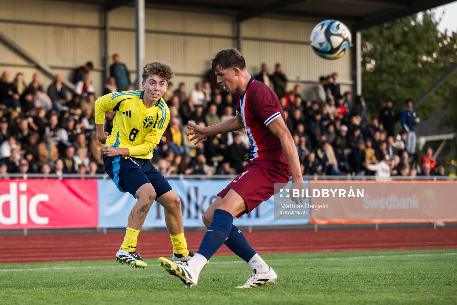 Sveriges Colin Stark och Norges Anders Fiskum Larsen