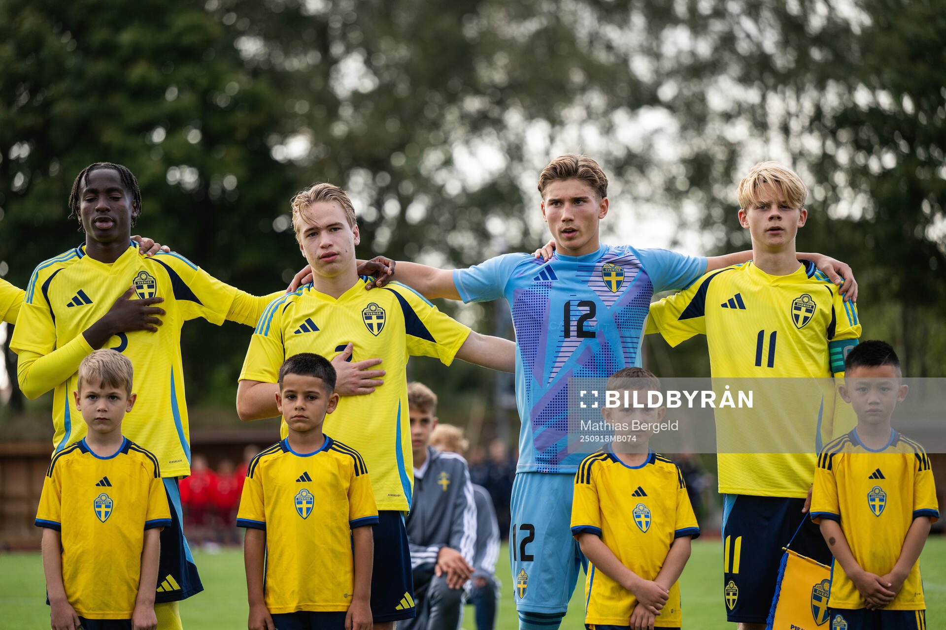 Sveriges Owen Olague, Oliver Kusoffsky, målvakt Isak
