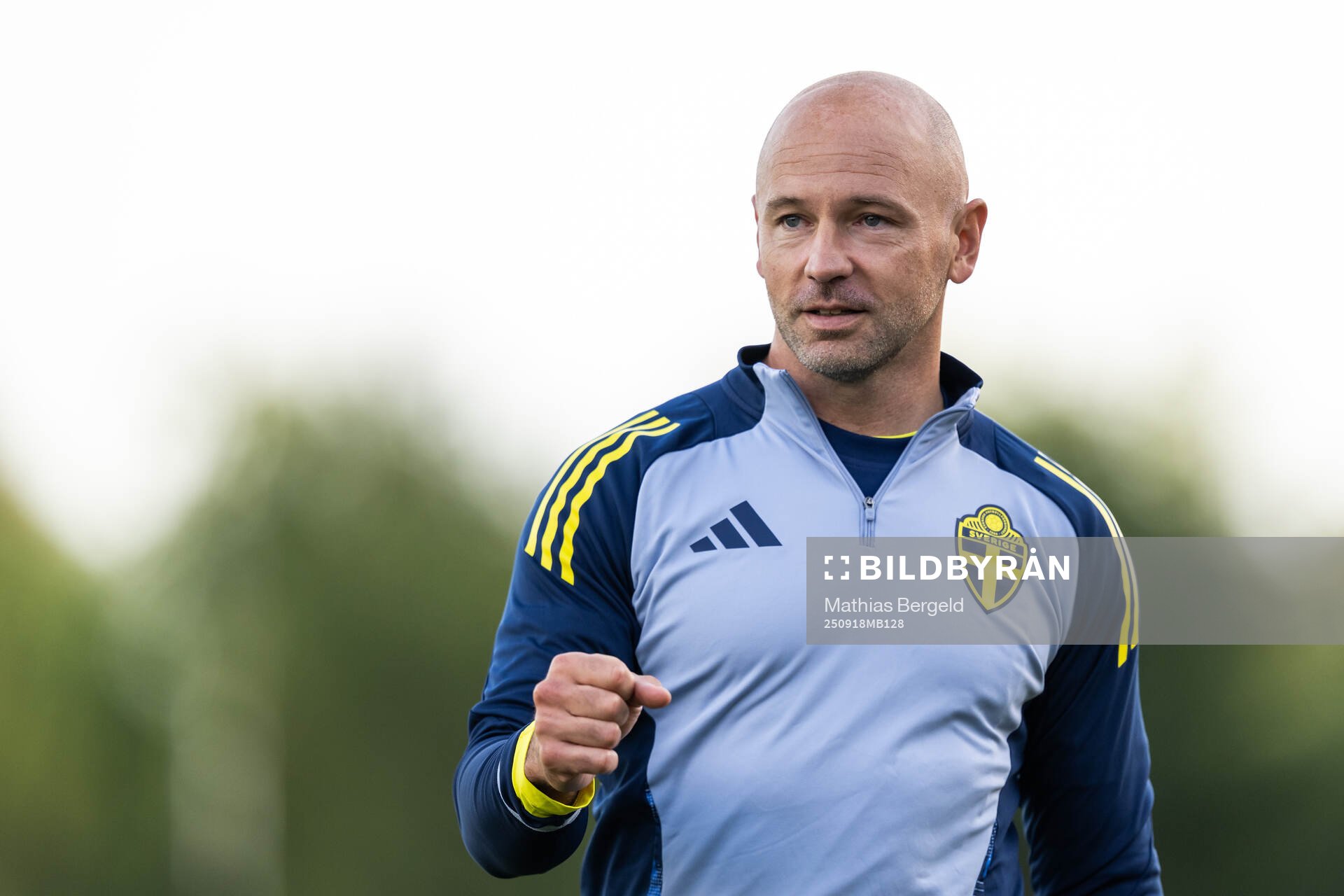 Sveriges Förbundskapten Stefan Larsson