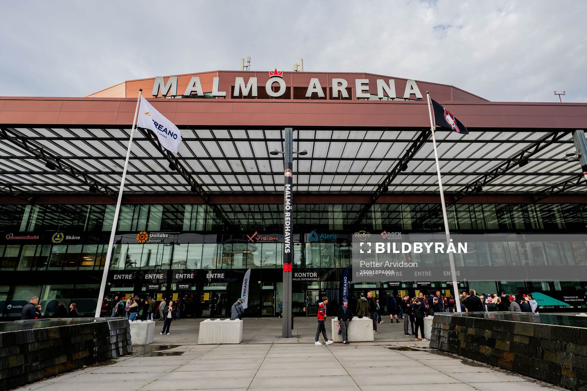 Exteriör Malmö Arena