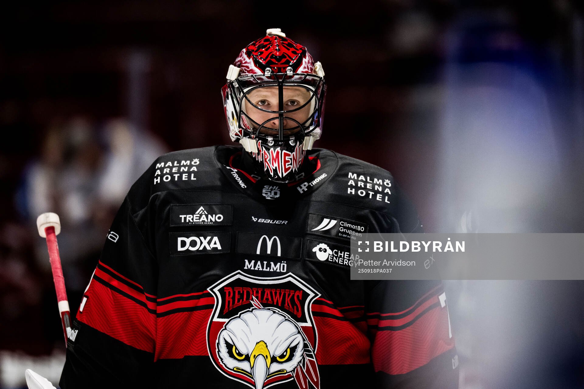 Malmö Redhawks målvakt Daniel Marmenlind