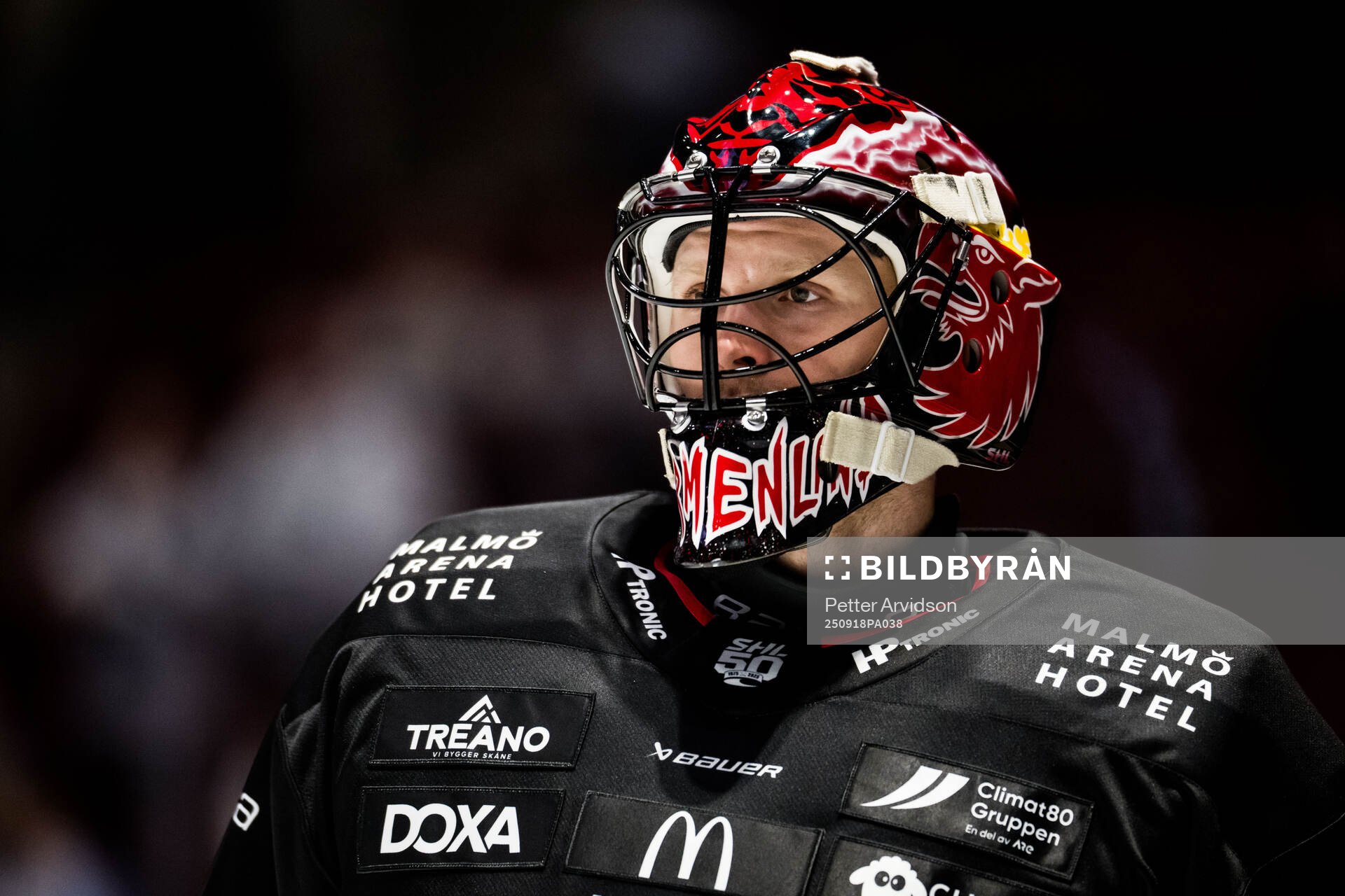 Malmö Redhawks målvakt Daniel Marmenlind