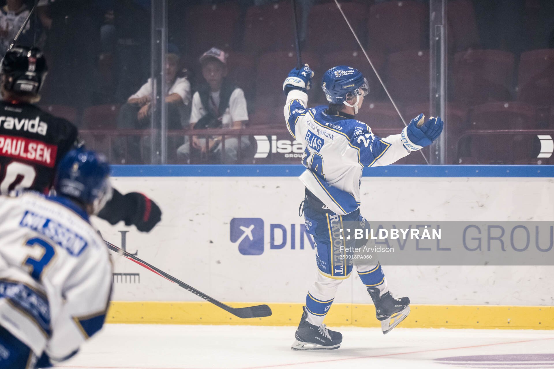 Leksands Arvid Eljas jublar