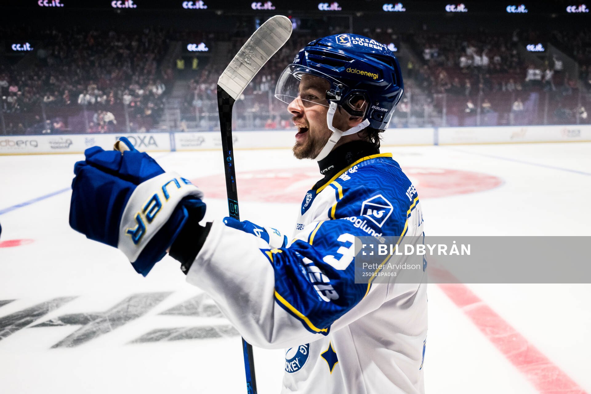 Leksands Fred Nilsson jublar