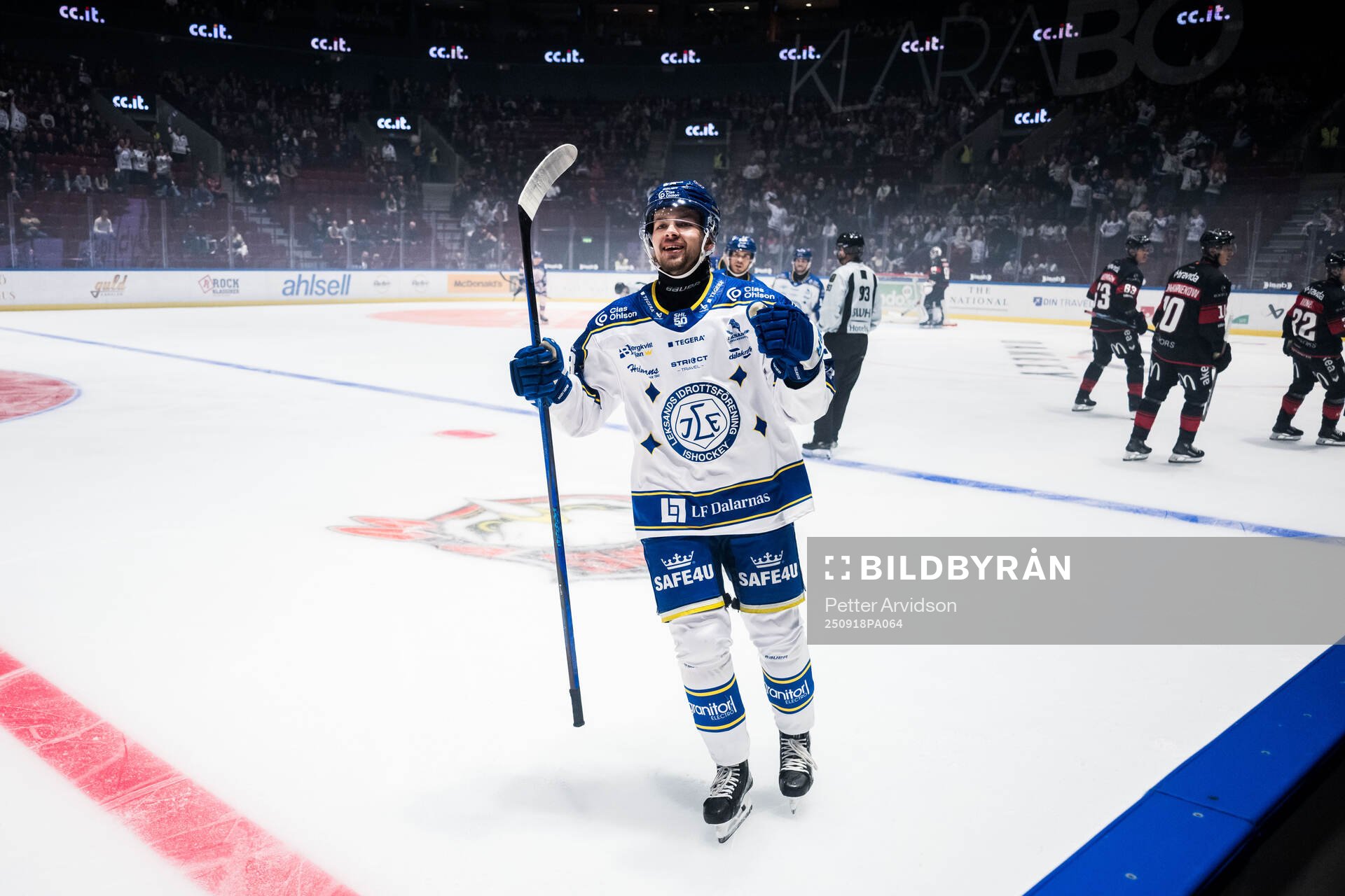 Leksands Fred Nilsson jublar