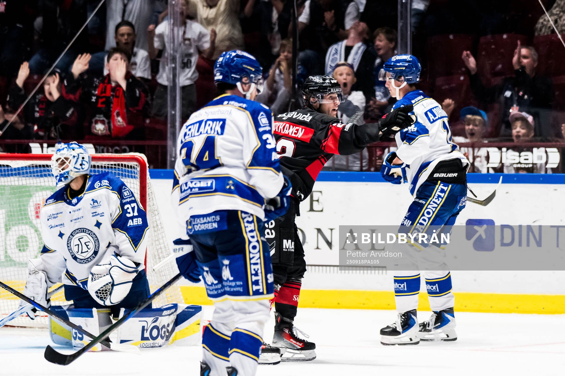 Malmö Redhawks Janne Kuokkanen jublar
