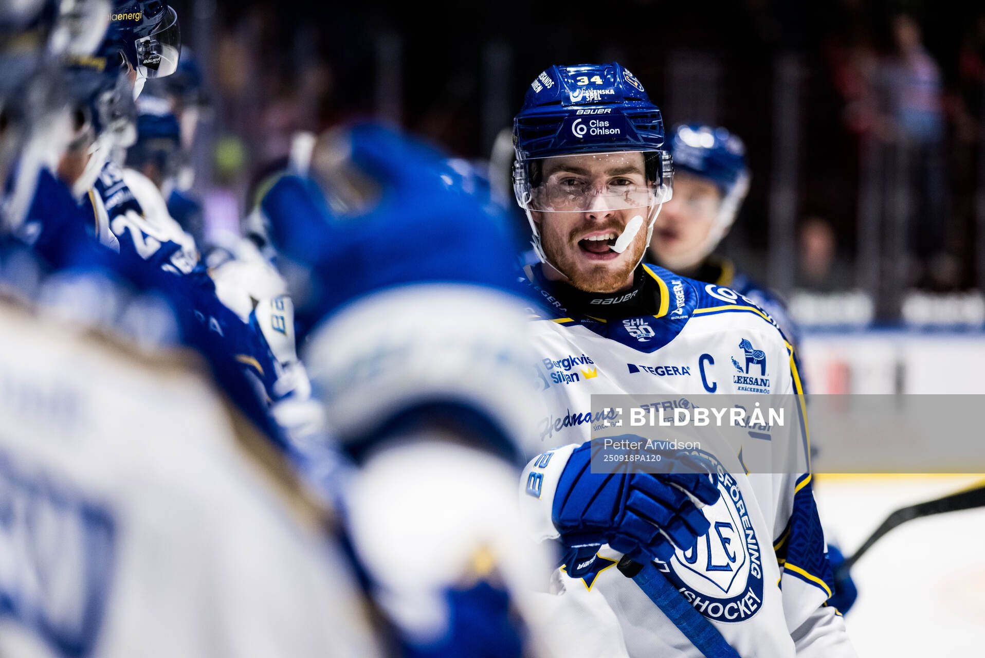 Leksands Peter Cehlarik jublar