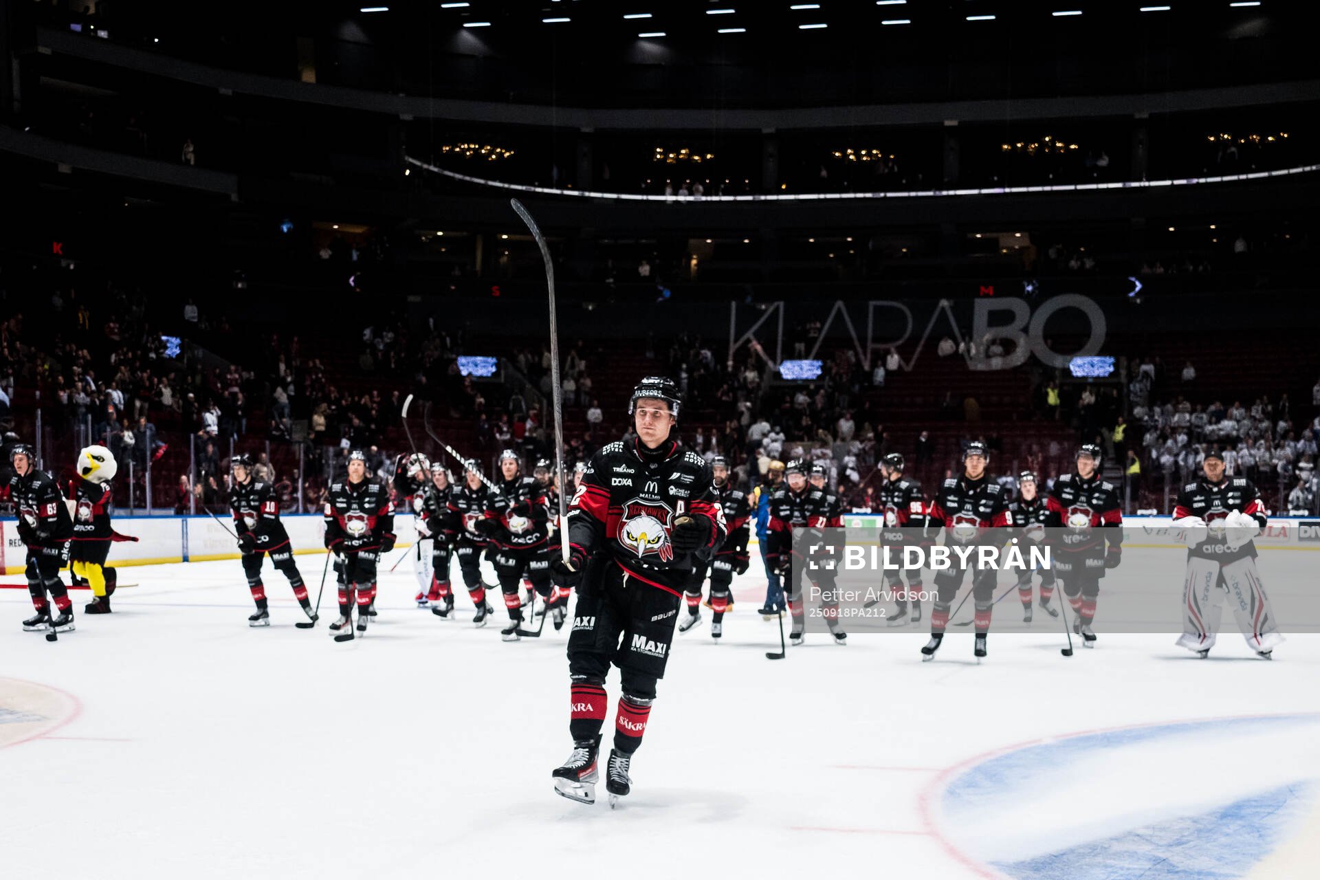 Malmö Redhawks Janne Kuokkanen jublar