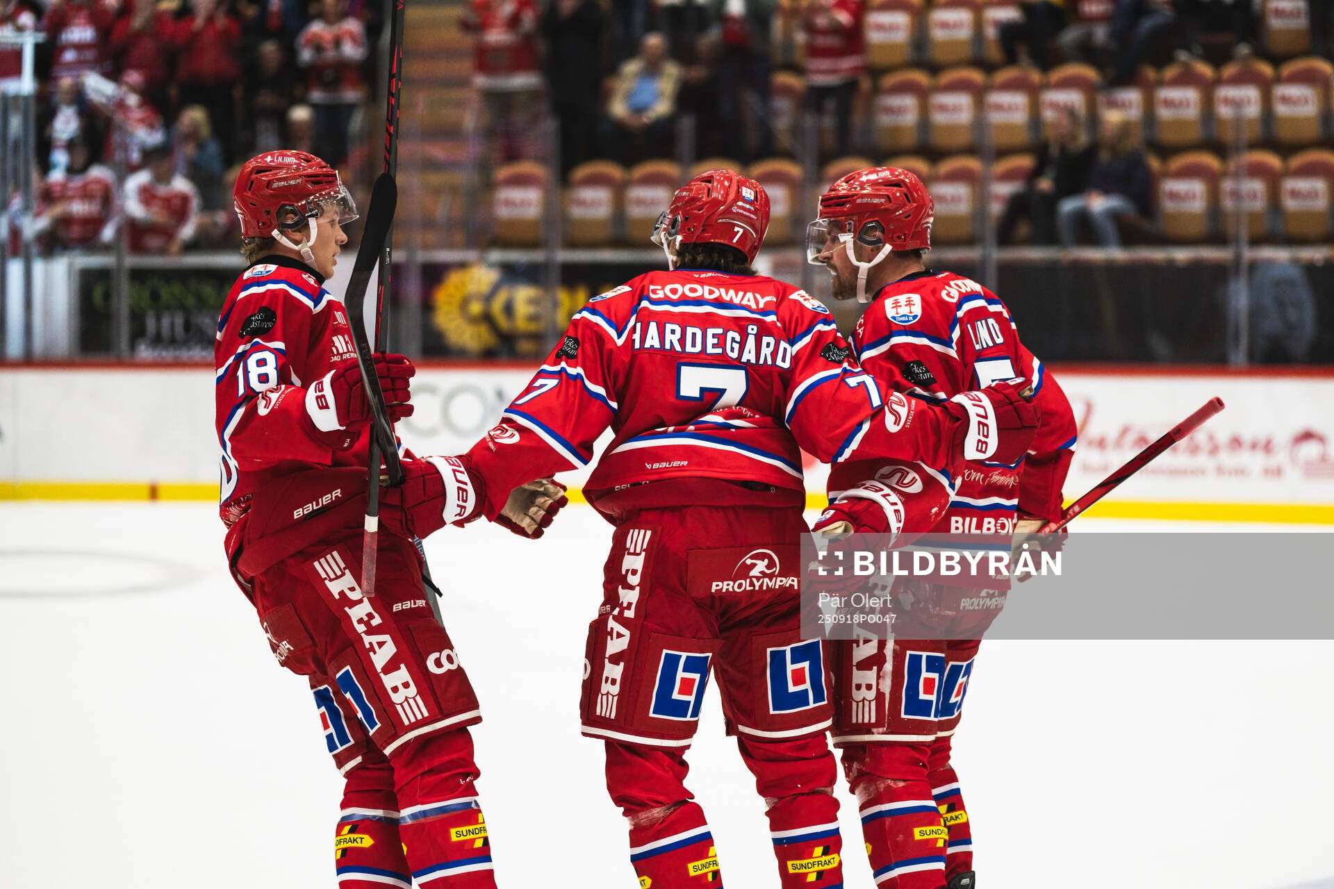 Timrås Marcus Hardegård jublar