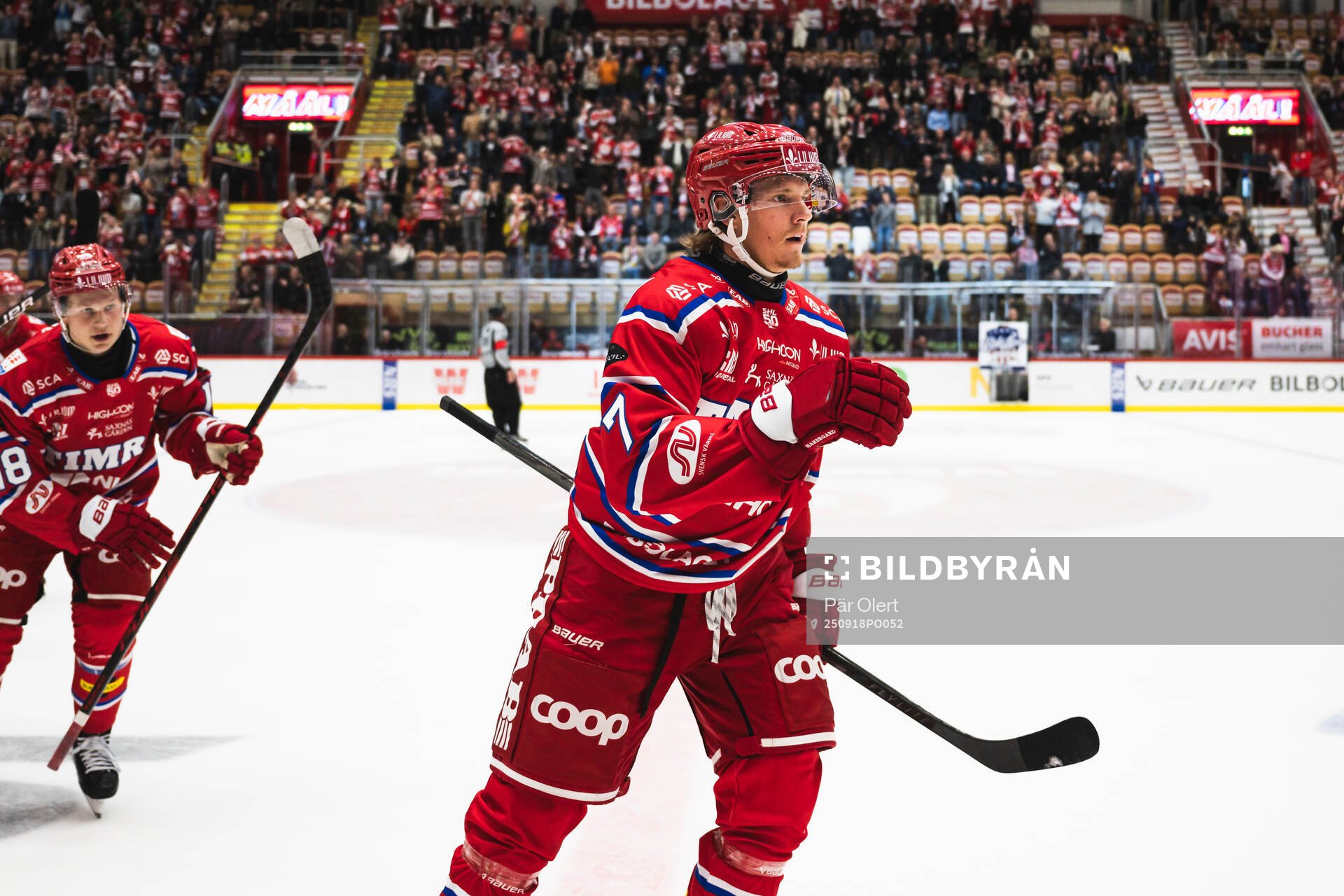 Timrås Marcus Hardegård jublar