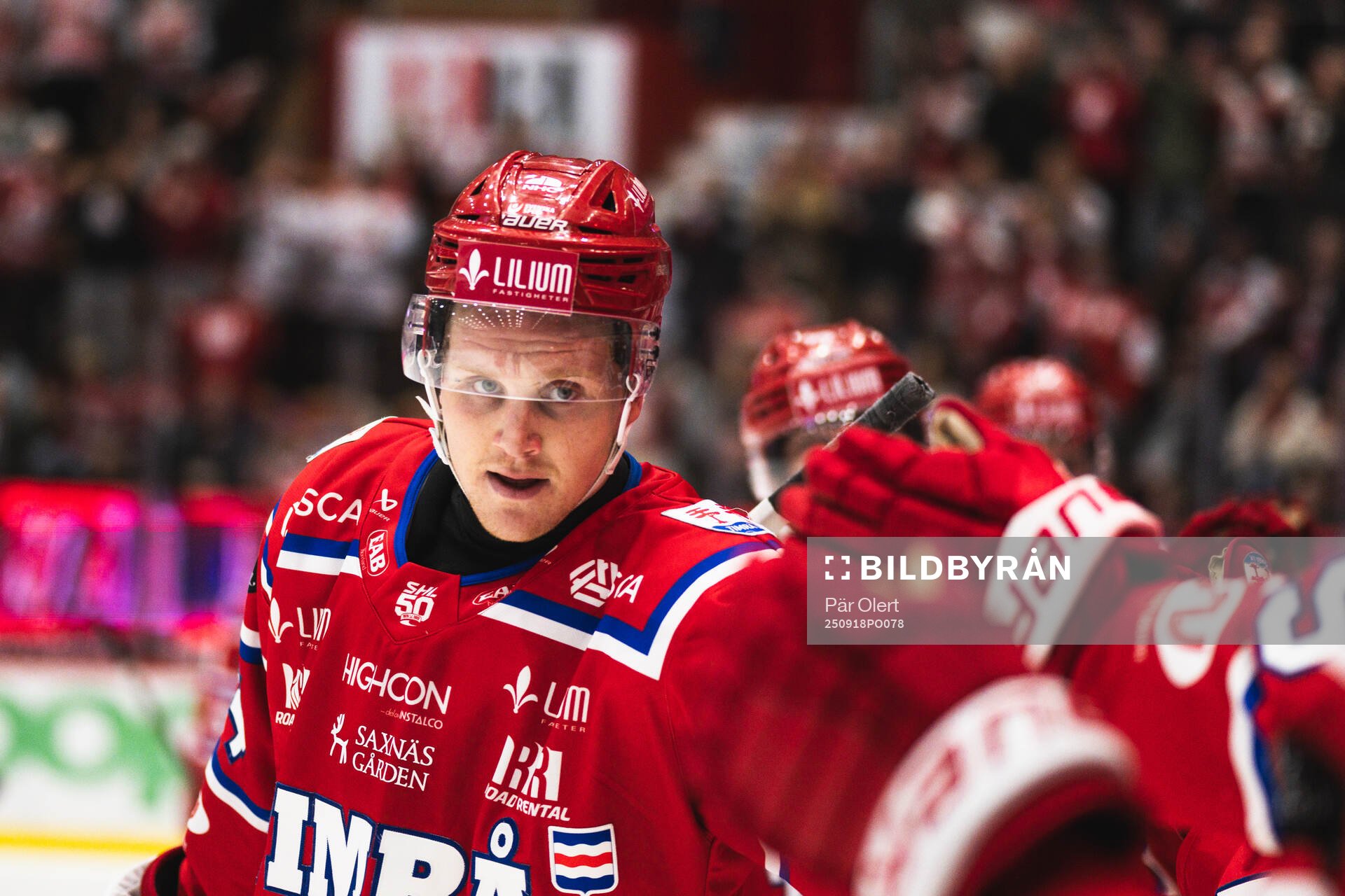 Timrås Sebastian Hartmann jublar