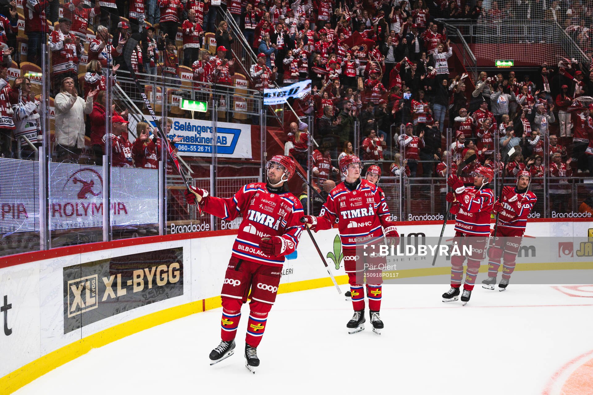 Timrås David Lilja jublar