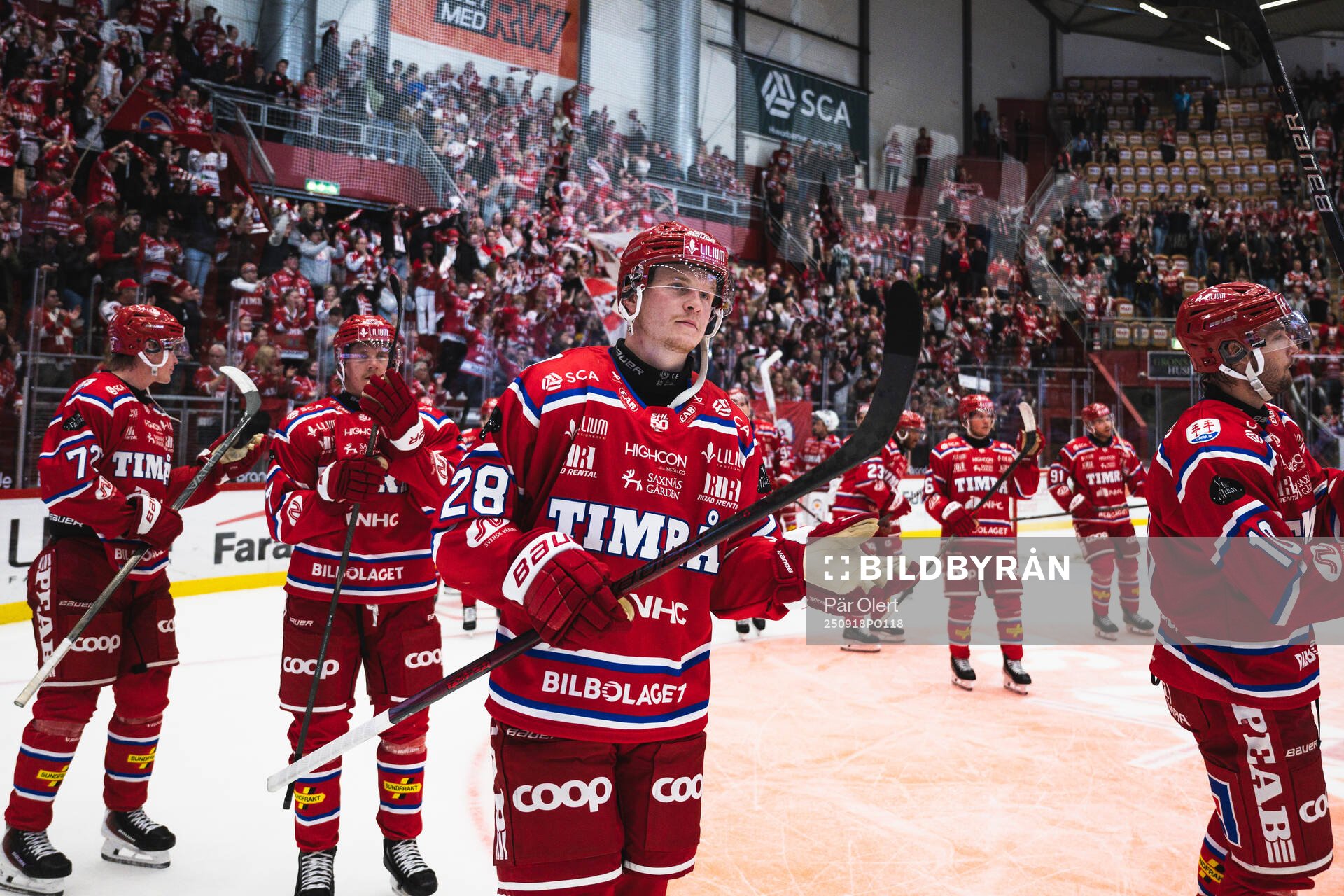 Timrås Simon Forsmark jublar