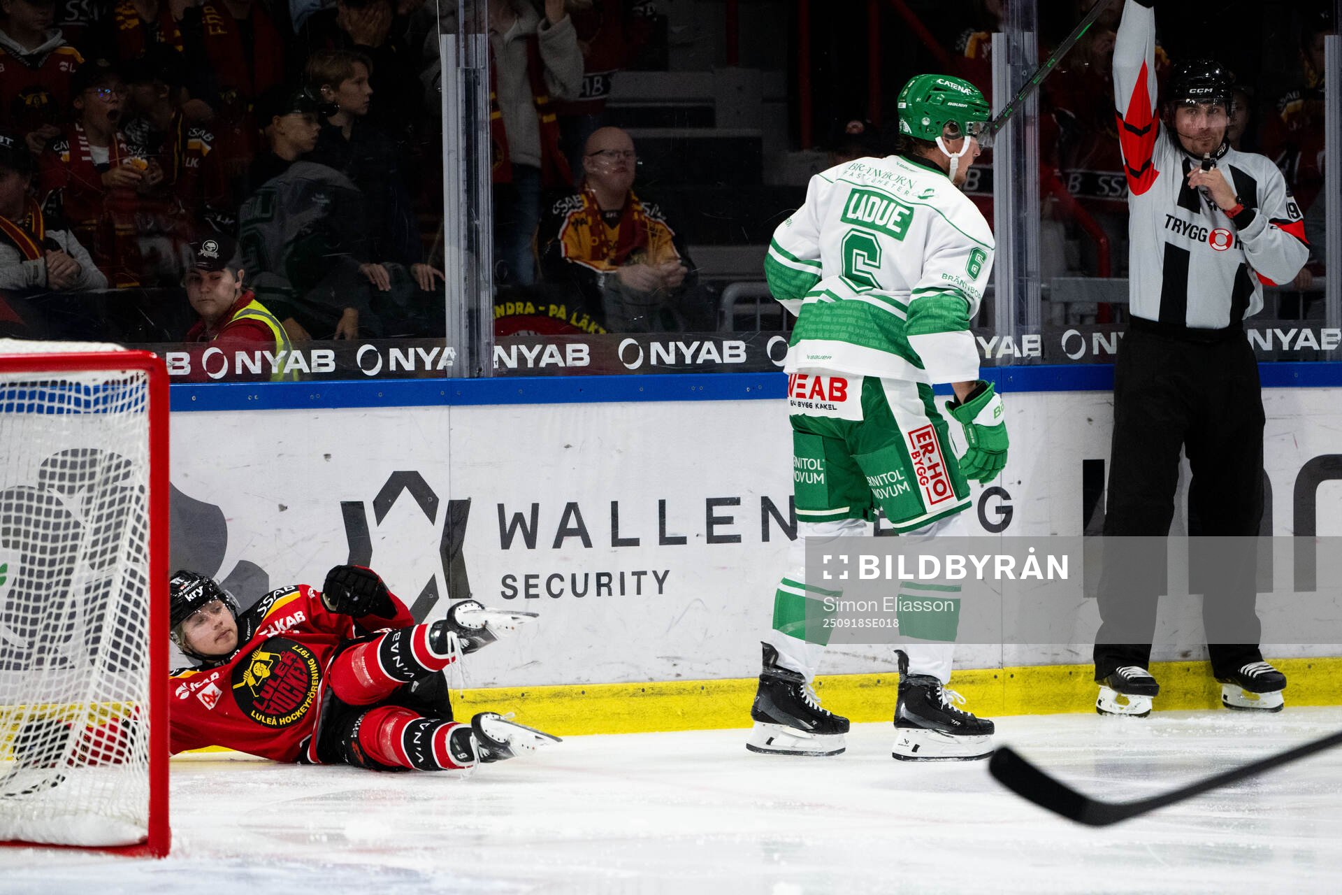 Luleås Isac Hedqvist och Rögles Paul LaDue
