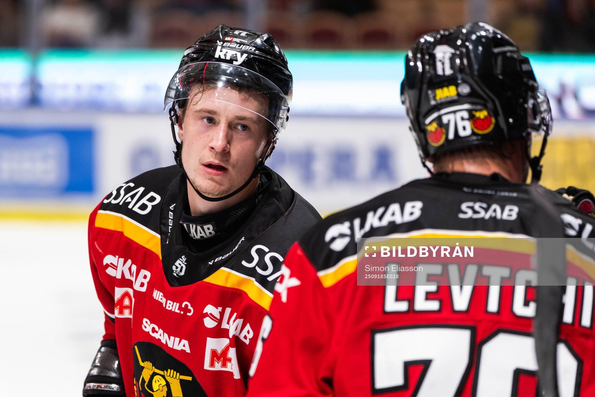 Luleås Pontus Andreasson och Anton Levtchi