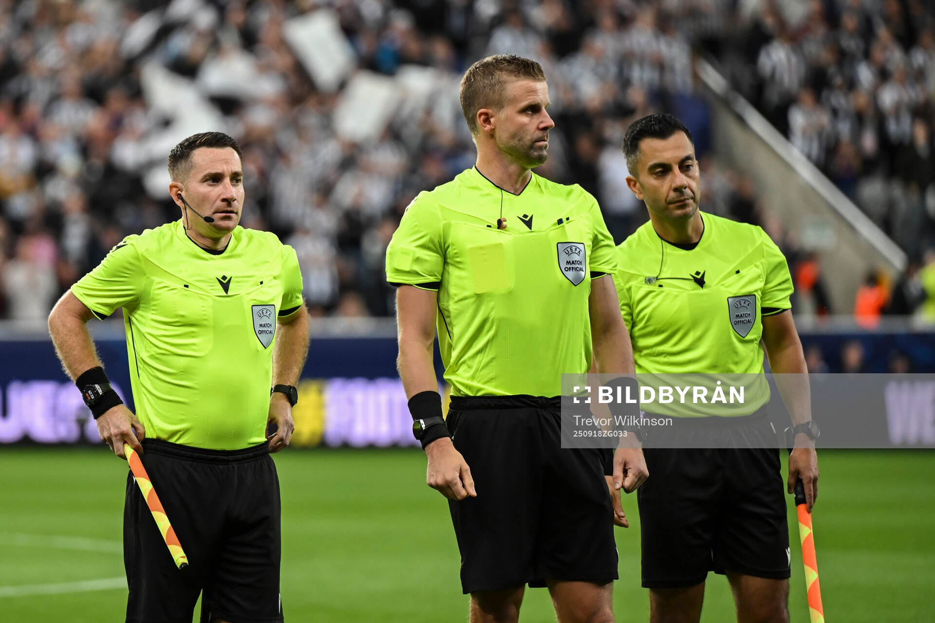Assistant referee Andreas Söderkvist, referee Glenn Nyberg