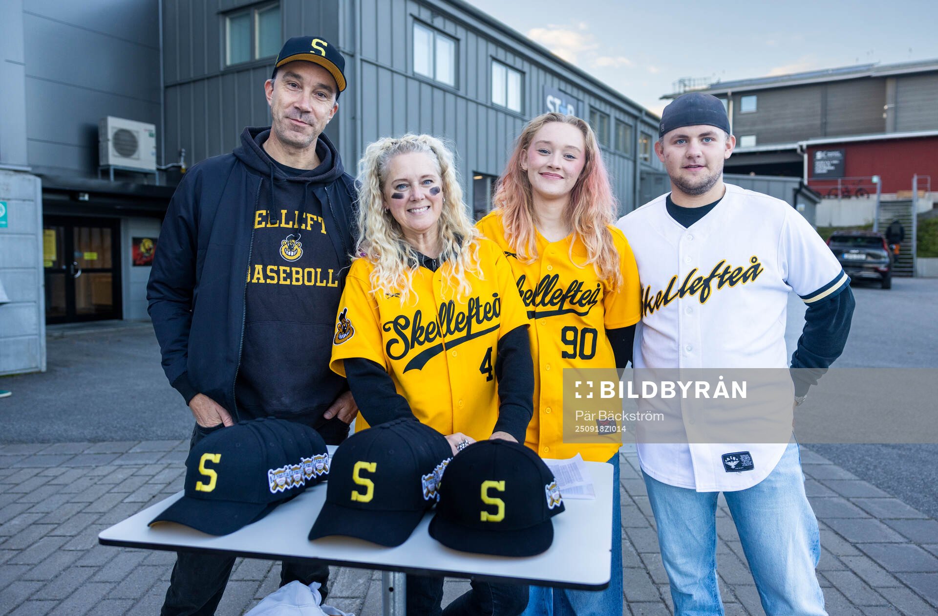 Skellefteå Basebolls Jonas Bodin, Ida Bodin, Lisa Bodin